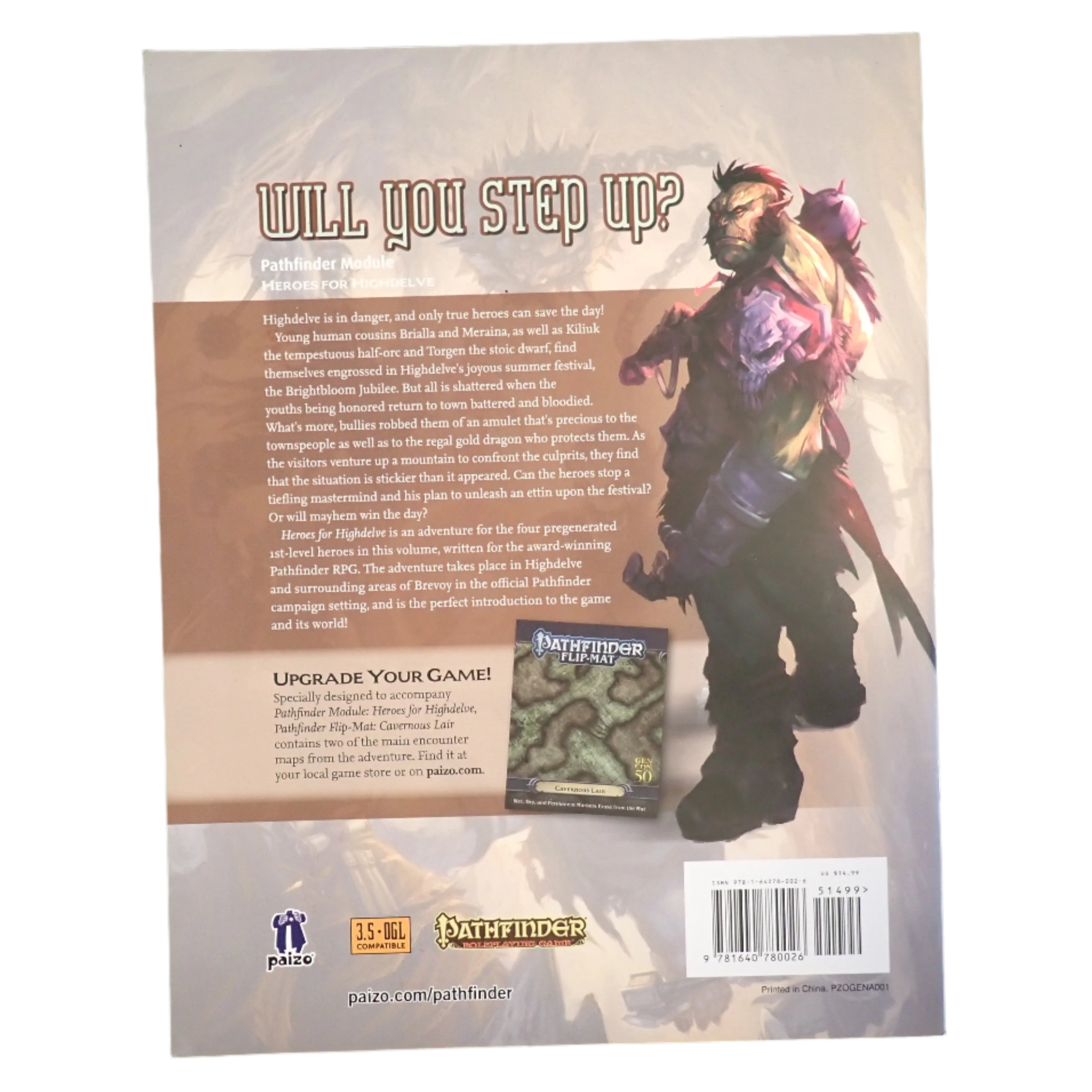 Pathfinder Module: Heroes for Highdelve (USED)