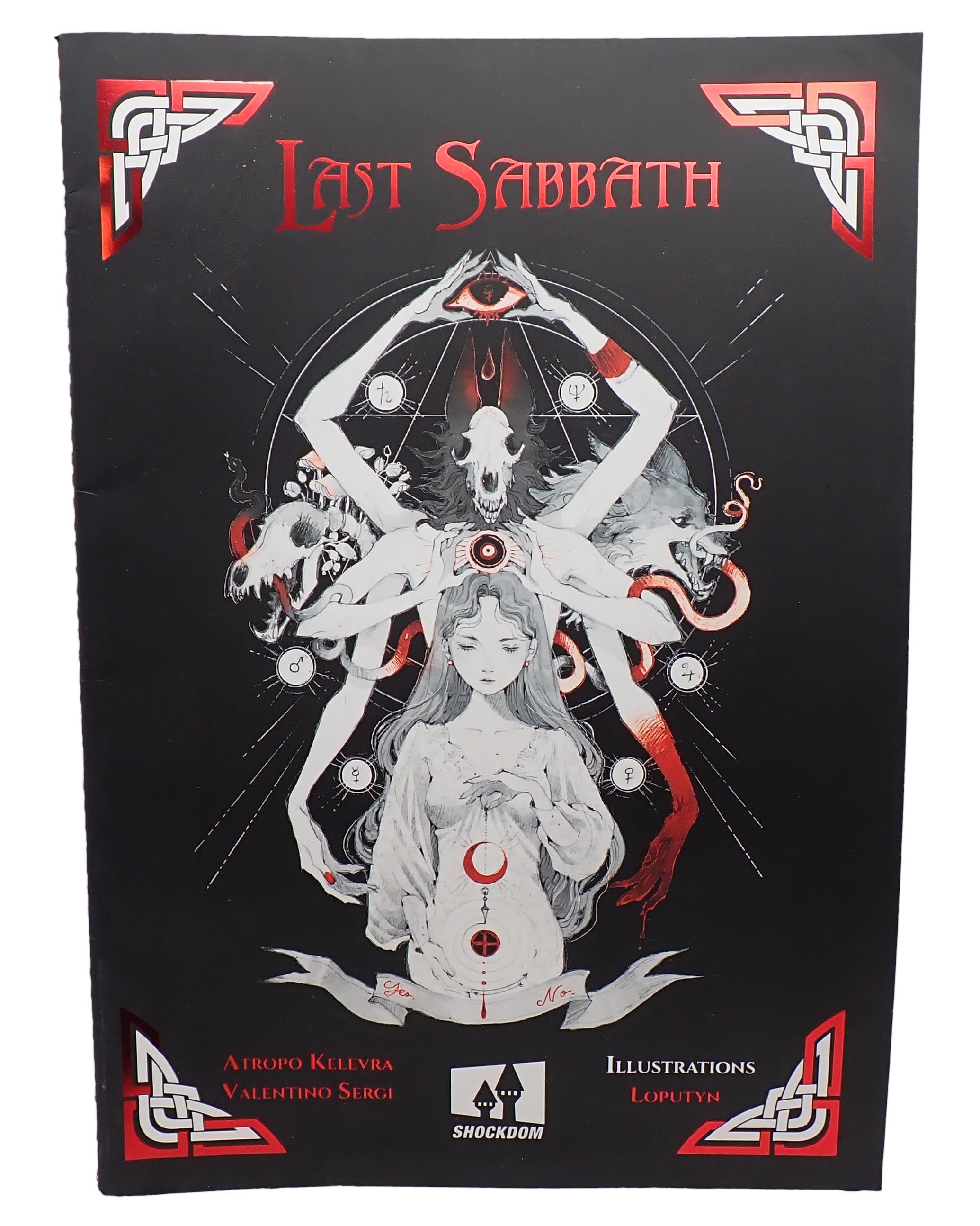 Last Sabbath Grimoire and Illustrations books [Pre-Owned]