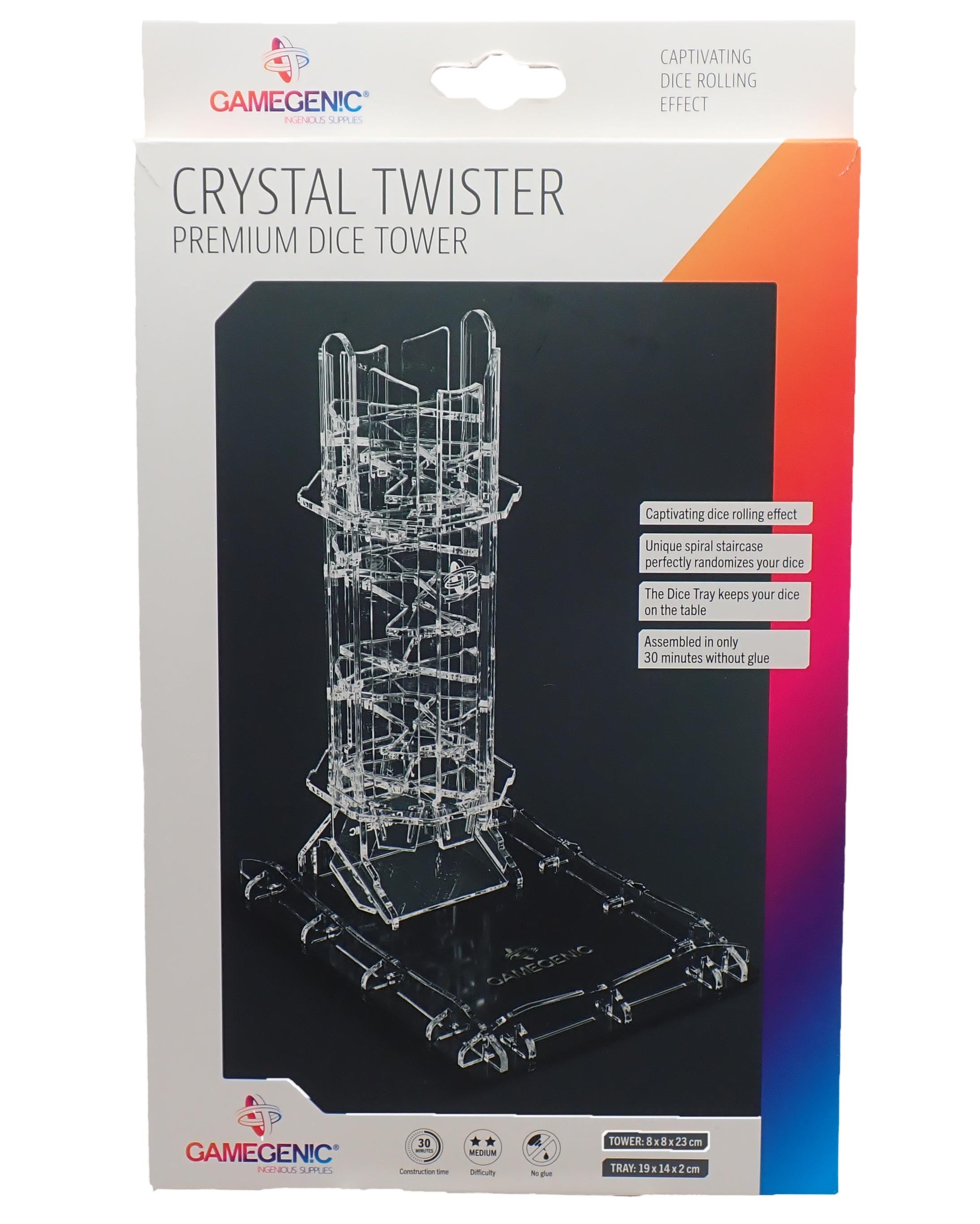 Gamegenic Crystal Twister Premium Dice Tower [Pre-Owned]