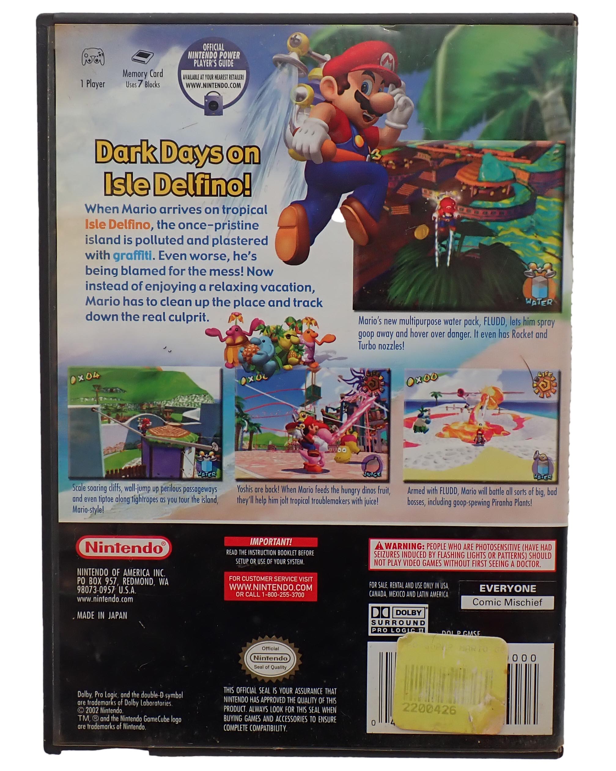 Super Mario Sunshine - GameCube