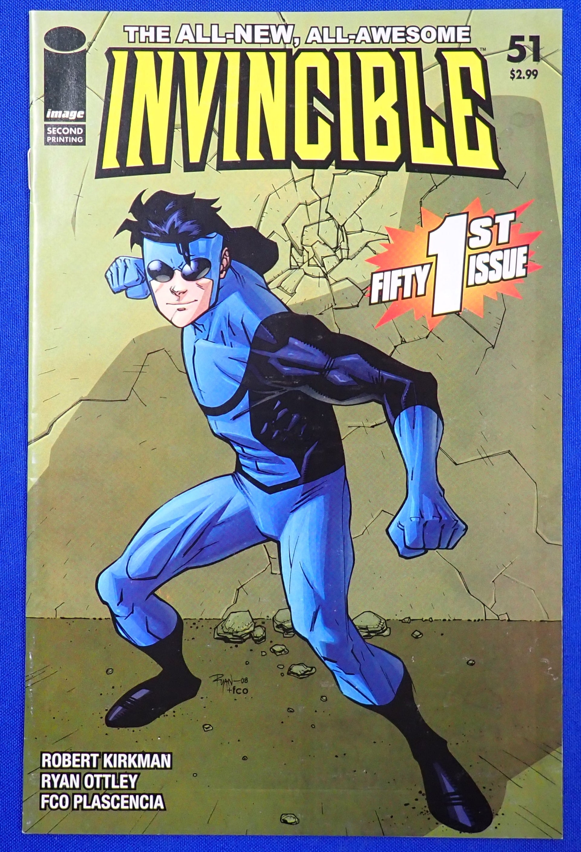 Invincible #51 2nd Print - RARE - FN/VF (7.0)