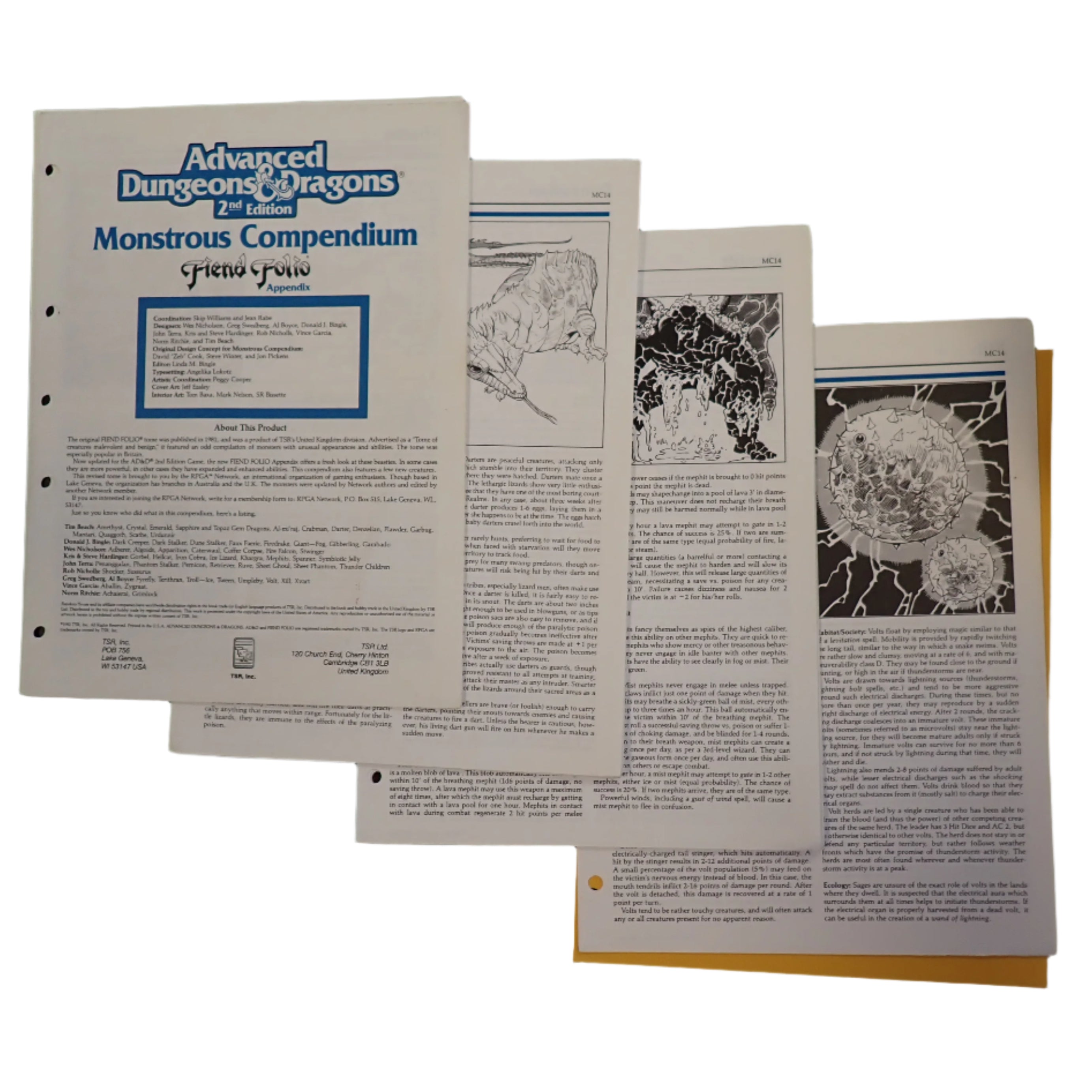 Monstrous Compendium Fiend Folio Appendix (2132) - AD&D 2e