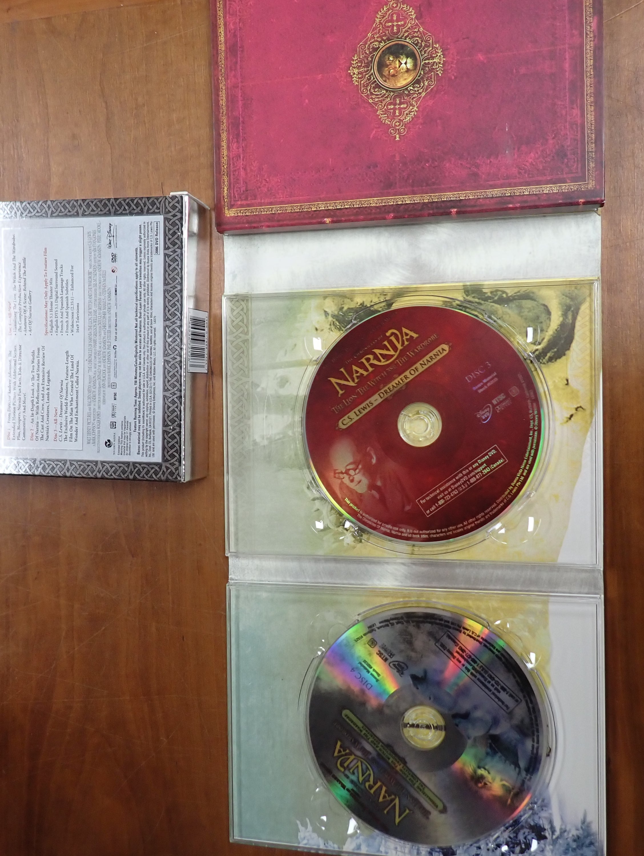 Narnia the Lion the Witch and the Wardrobe - DVD 4 disc Extended