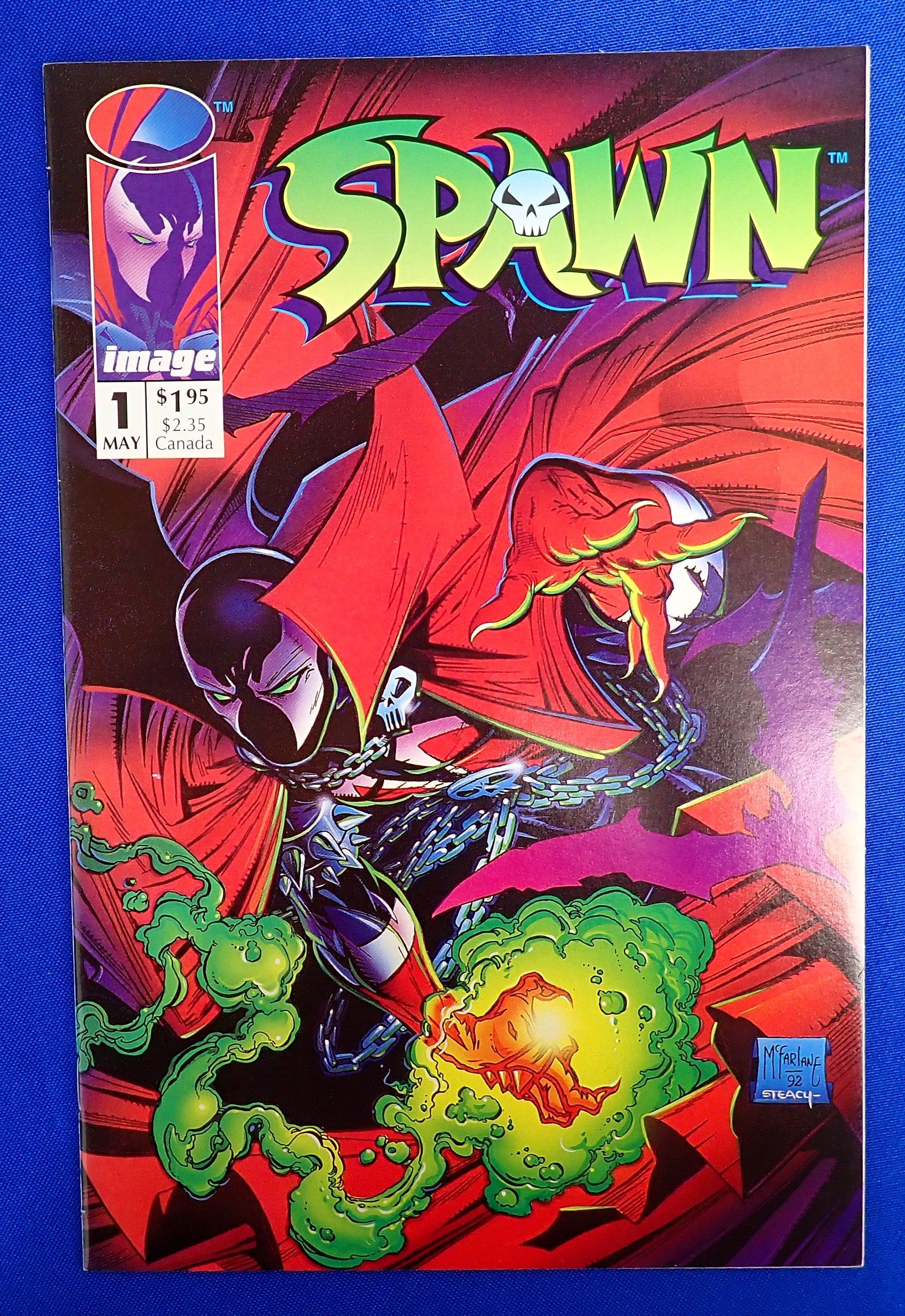 Spawn #1 (1992) - VF/NM+ (9.0-9.2) - 1st App. Spawn