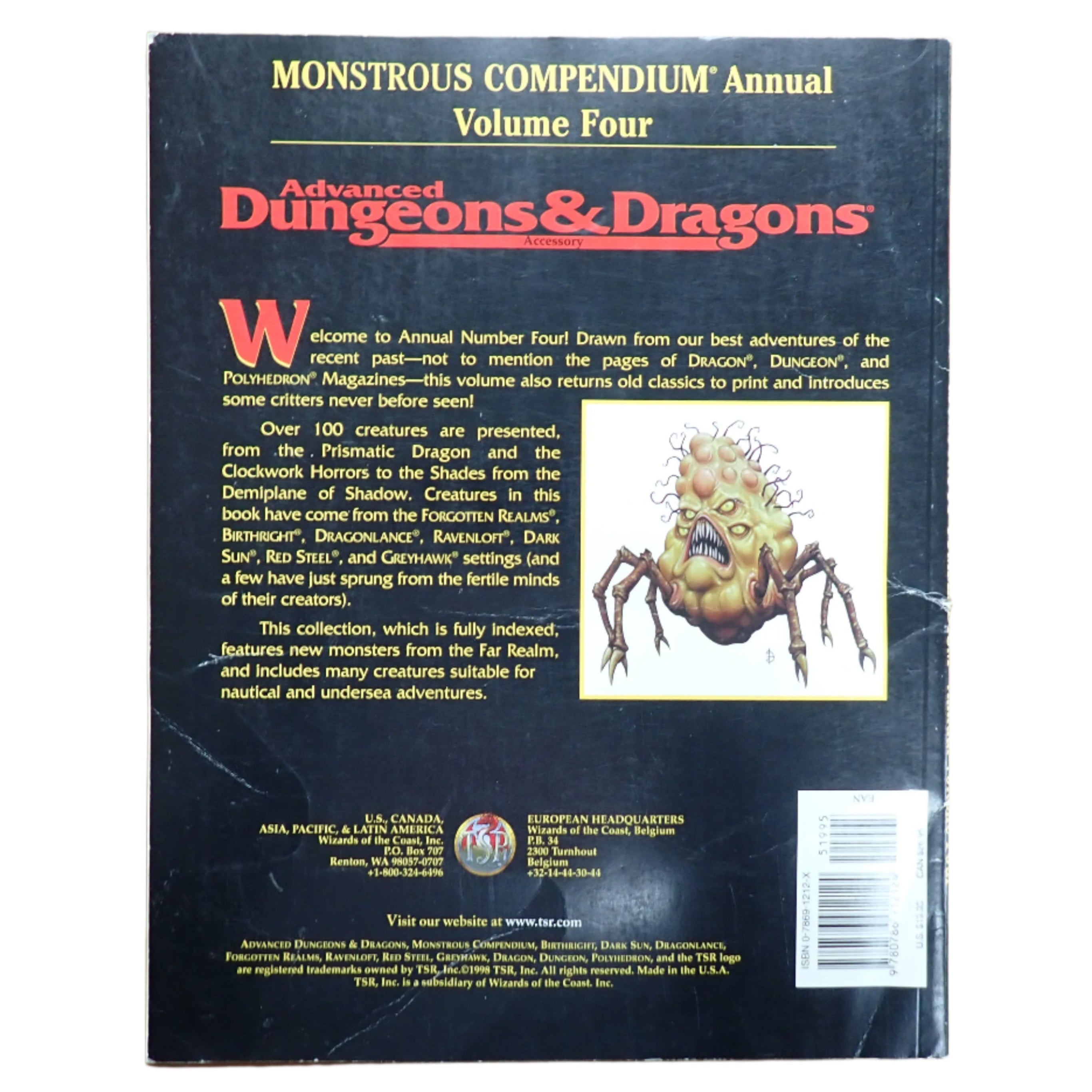 AD&D Monstrous Compendium Annual Vol. 4