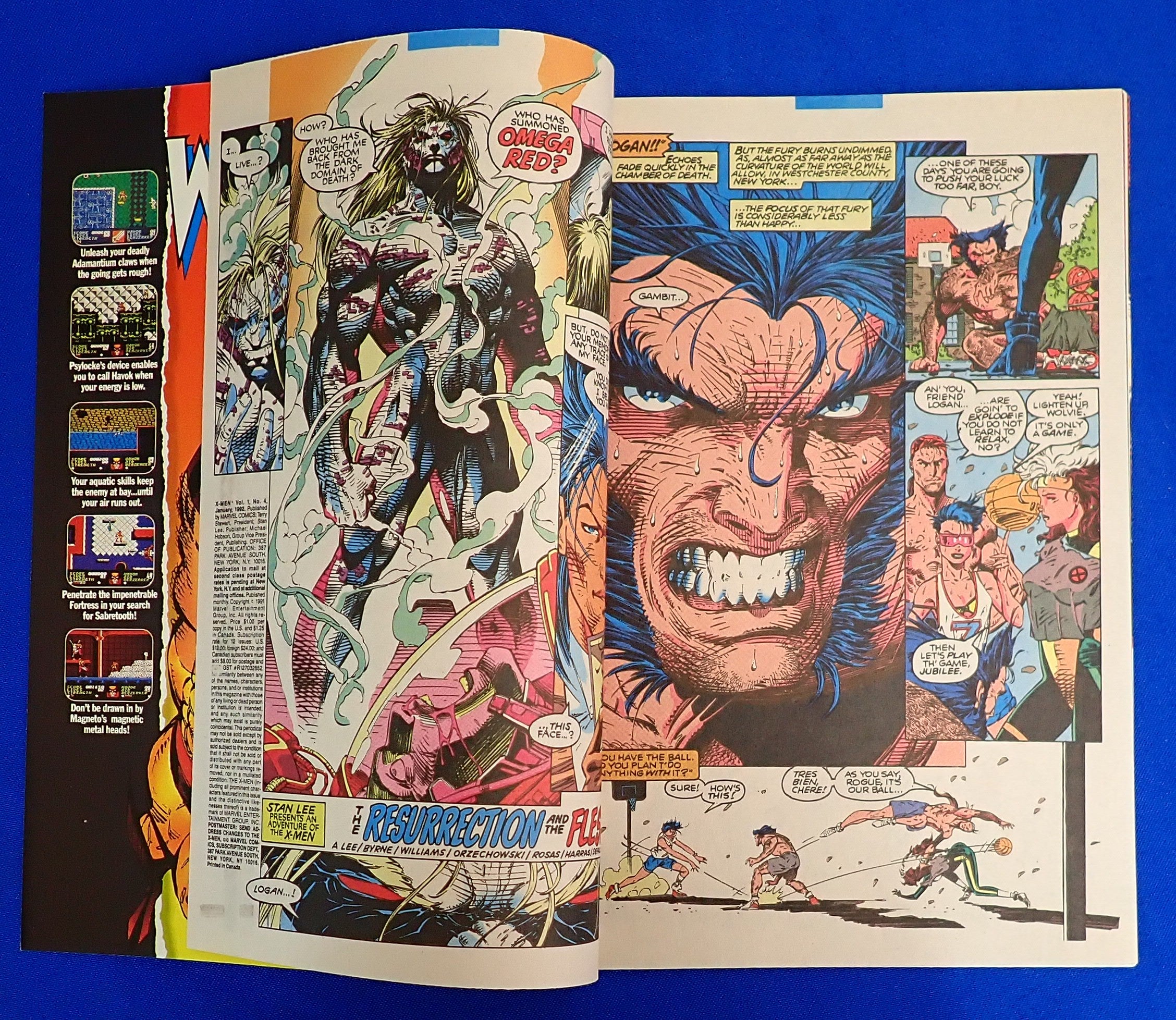 X-Men #4 (1992) - VF/NM+ (9.0-9.2) - 1st App. of Omega Red