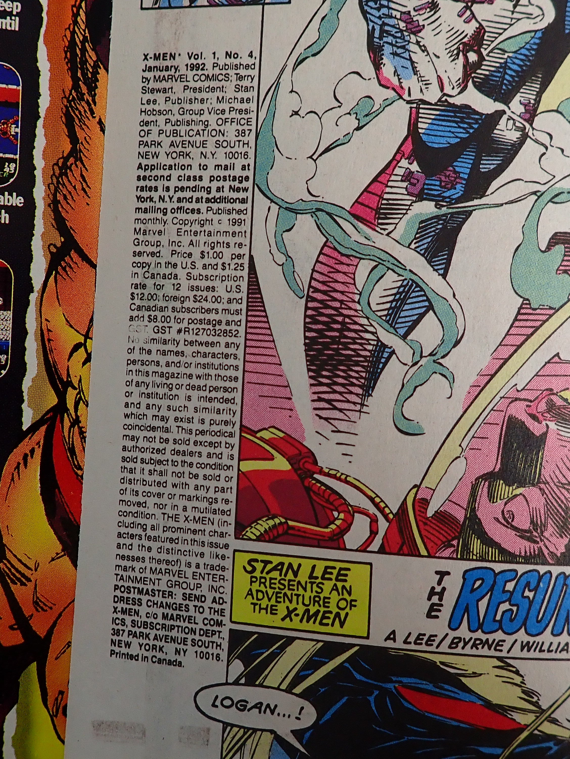 X-Men #4 (1992) - VF/NM+ (9.0-9.2) - 1st App. of Omega Red