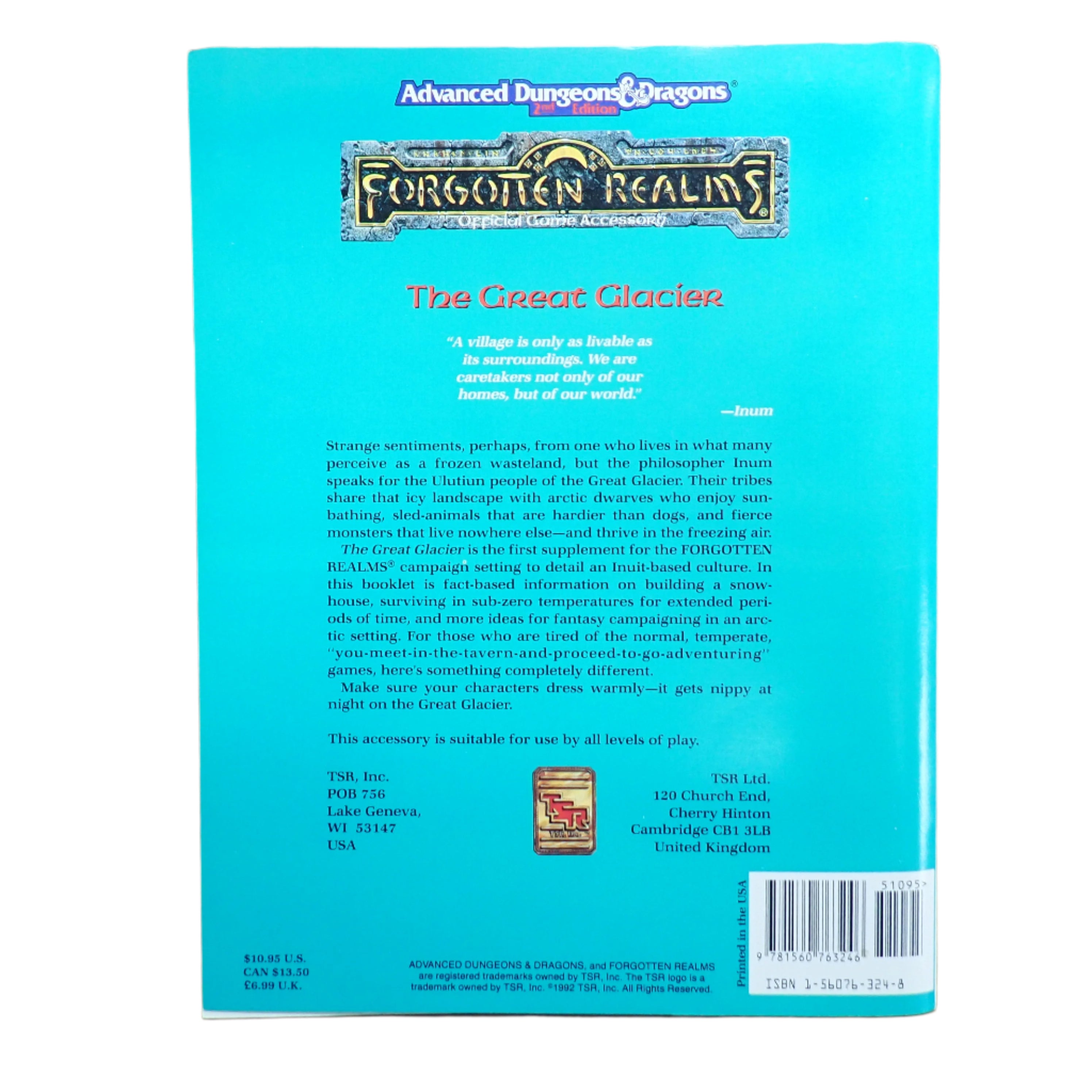 AD&D Forgotten Realms: The Great Glacier