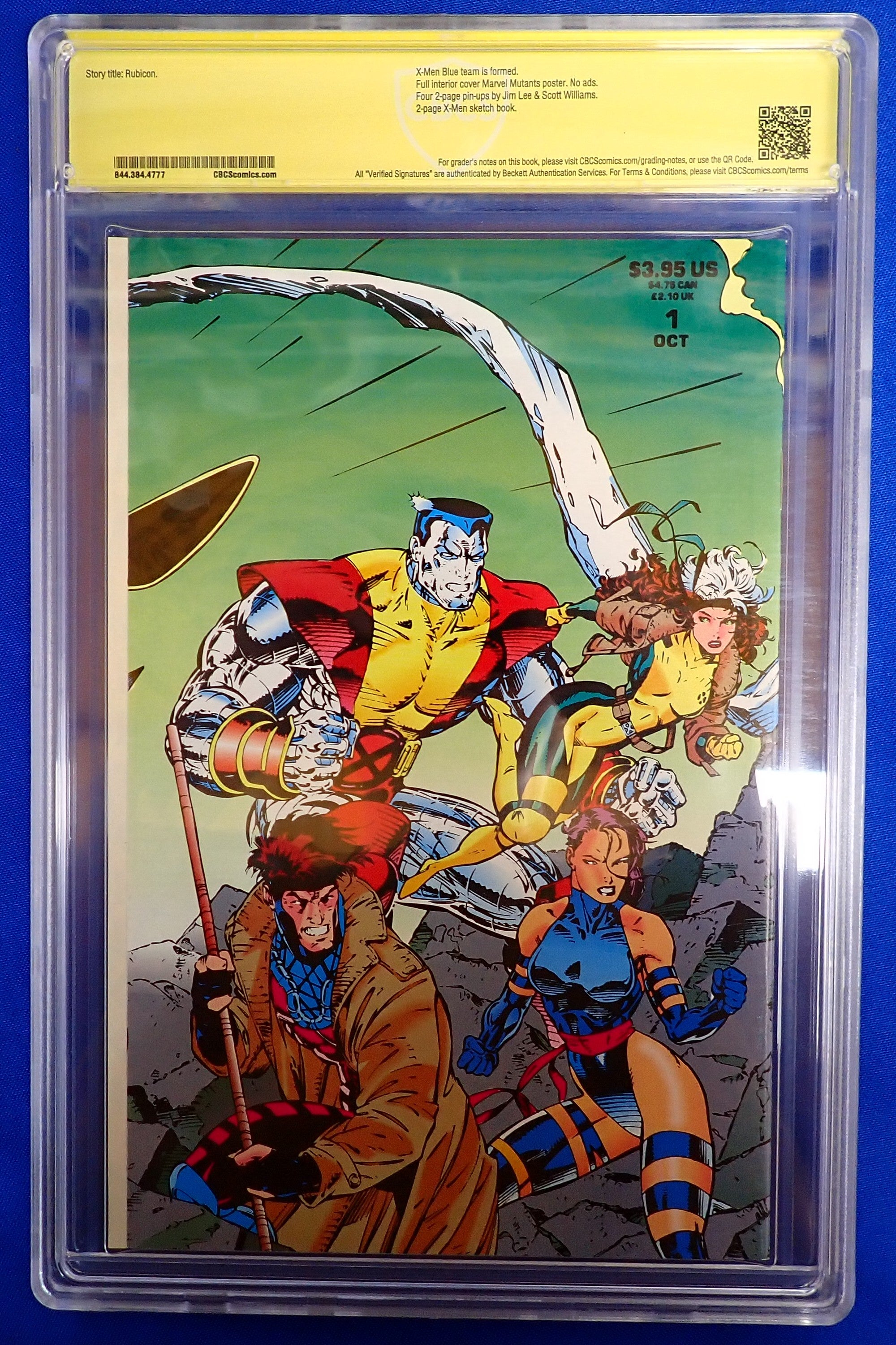 X-Men #1 (1991) - CBCS 9.8 - Cover E, SIGNED by Jim Lee
