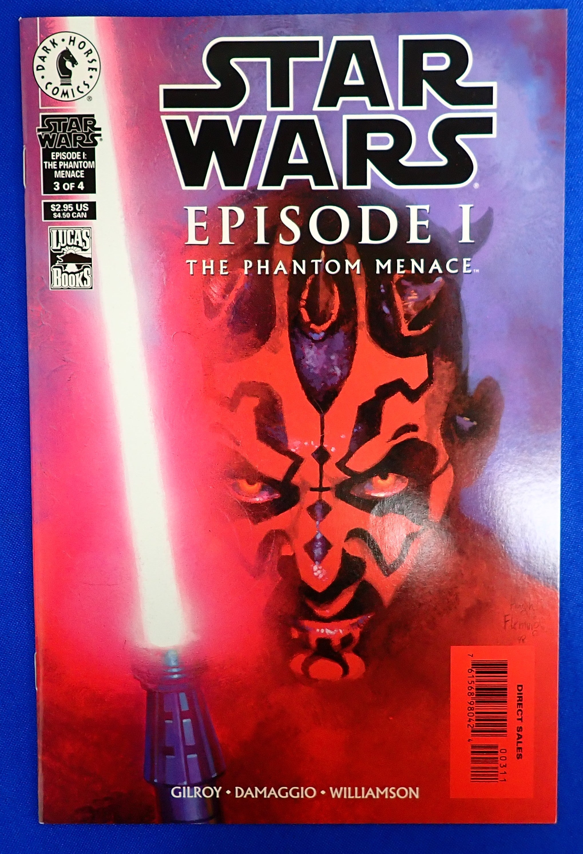 Star Wars: Episode I The Phantom Menace #3 (1998) - NM/NM+ (9.2+) - 1st Cover App. Darth Maul