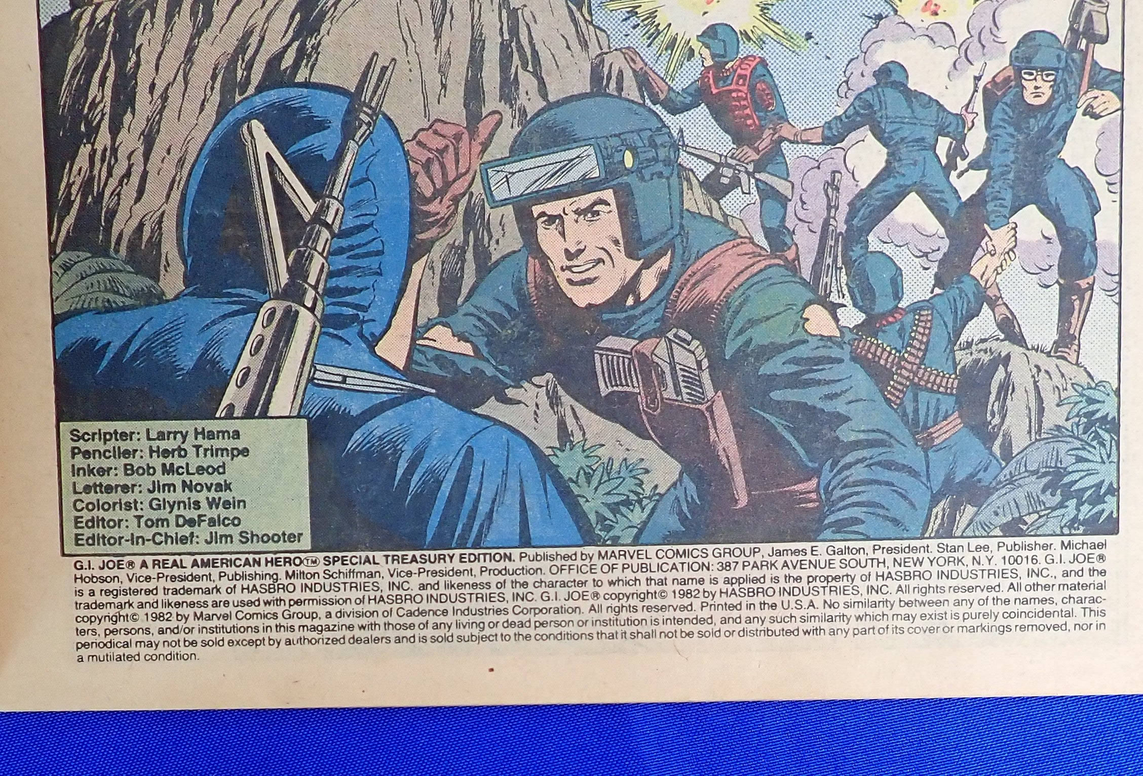 G.I. Joe A Real American Hero #1 (1982) - FN+ (6.5) - Special Treasury Edition