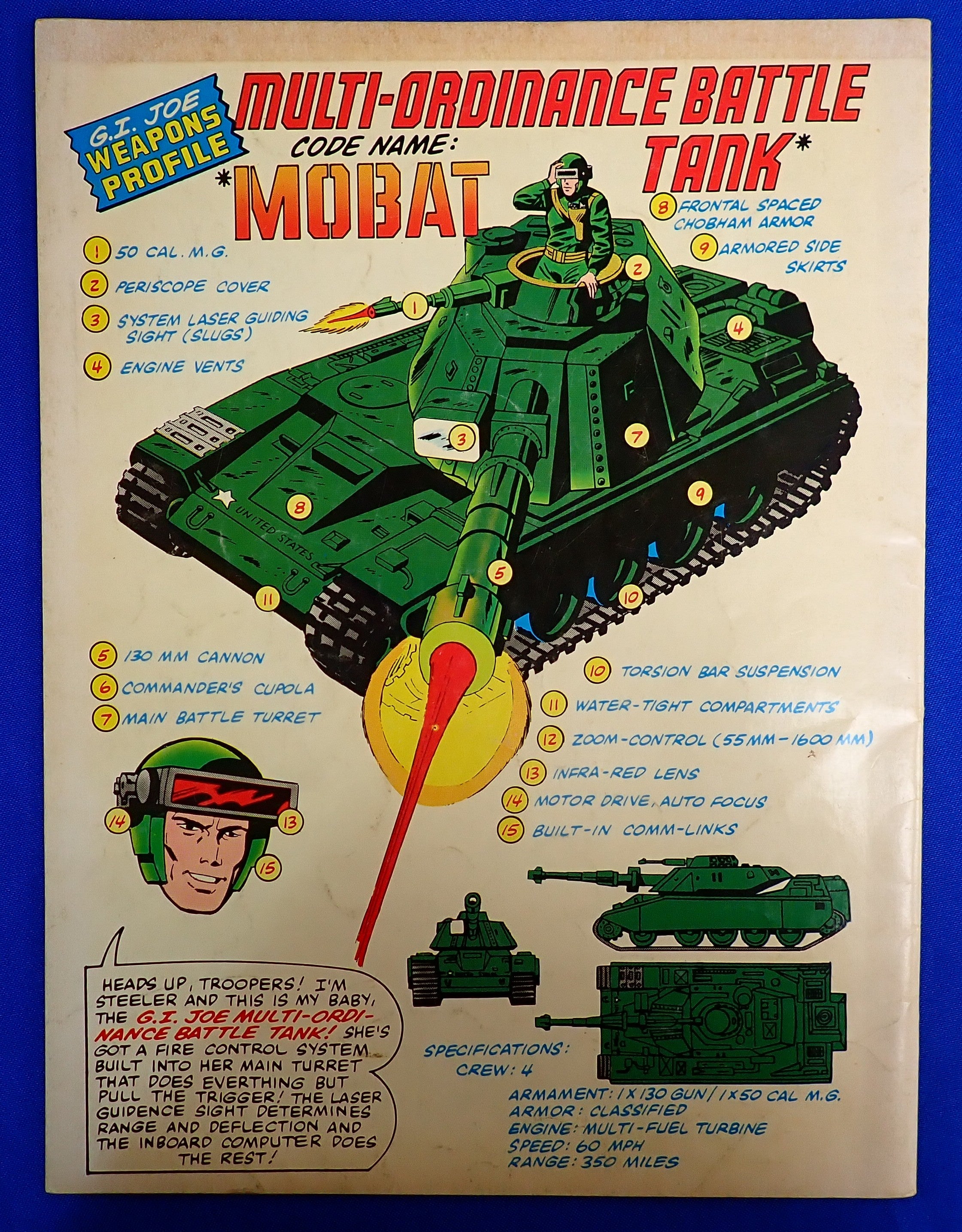 G.I. Joe A Real American Hero #1 (1982) - FN+ (6.5) - Special Treasury Edition