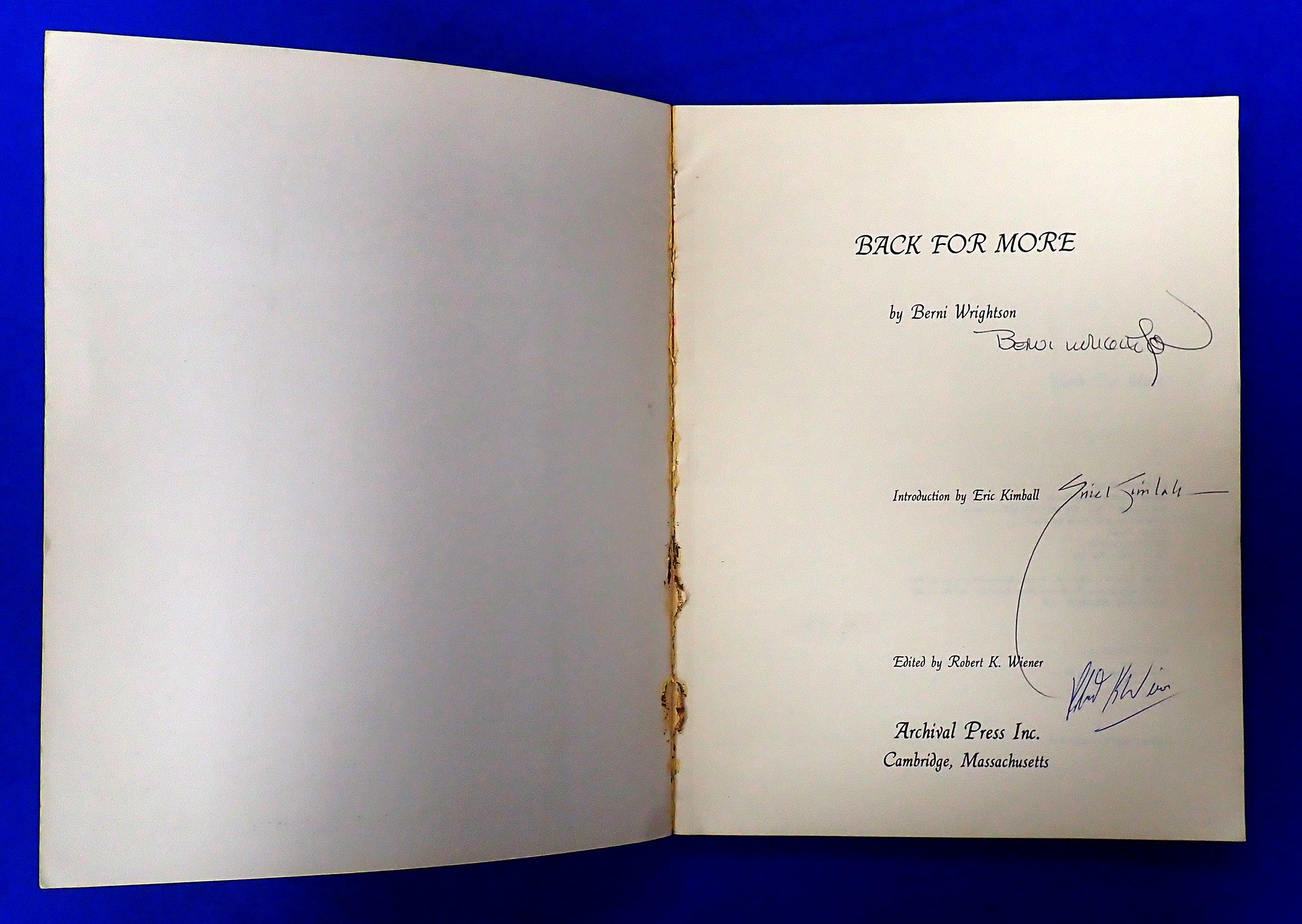Tales You've All Seen Before... Back For More - Archival Press (1978) TPB