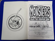 The Monsters Color The Creature Book - Signed by Berni Wrighton