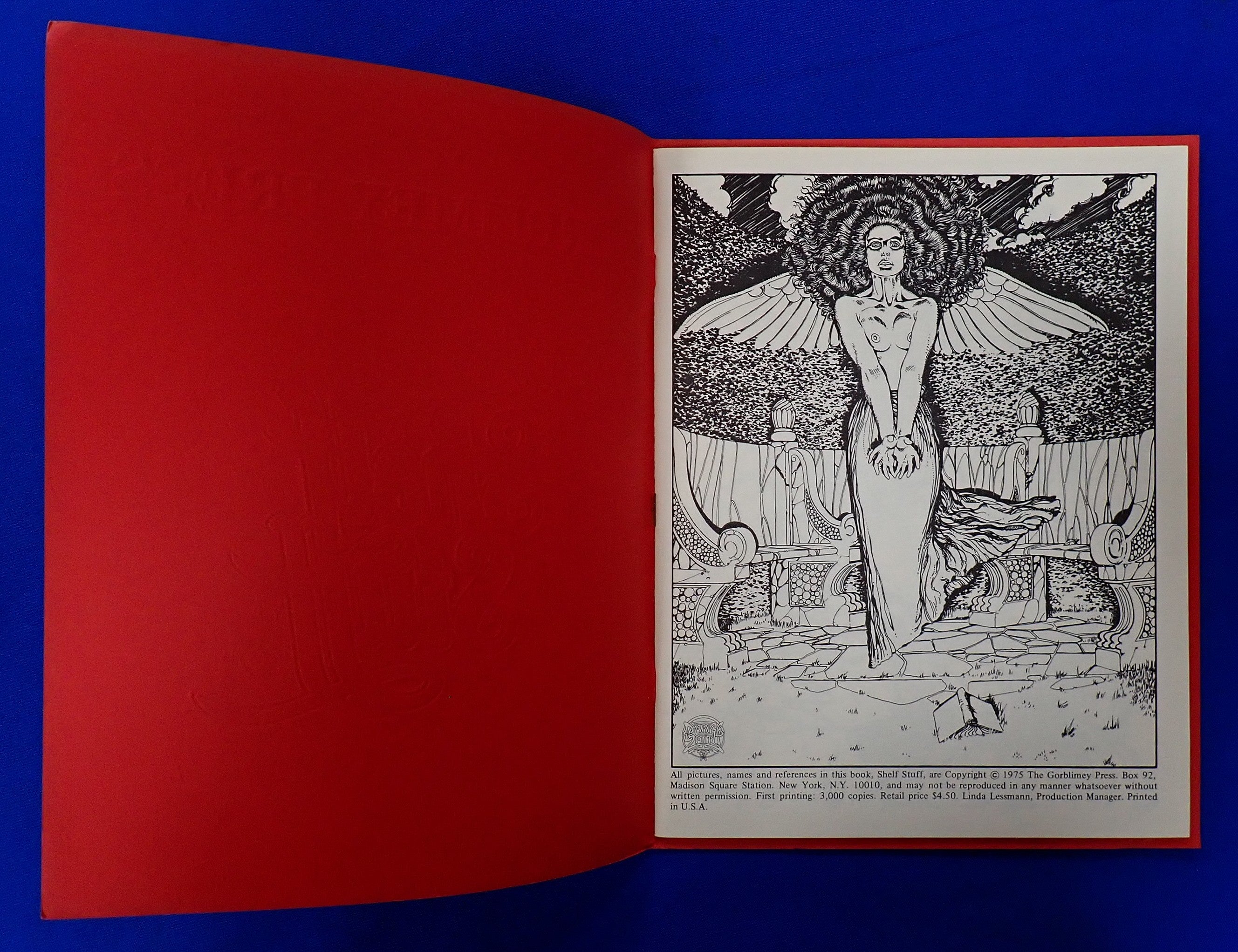 Barry Windsor Smith  Shelf Stuff- Red Cover - 1st Printing Limited to 3,000 (1975)