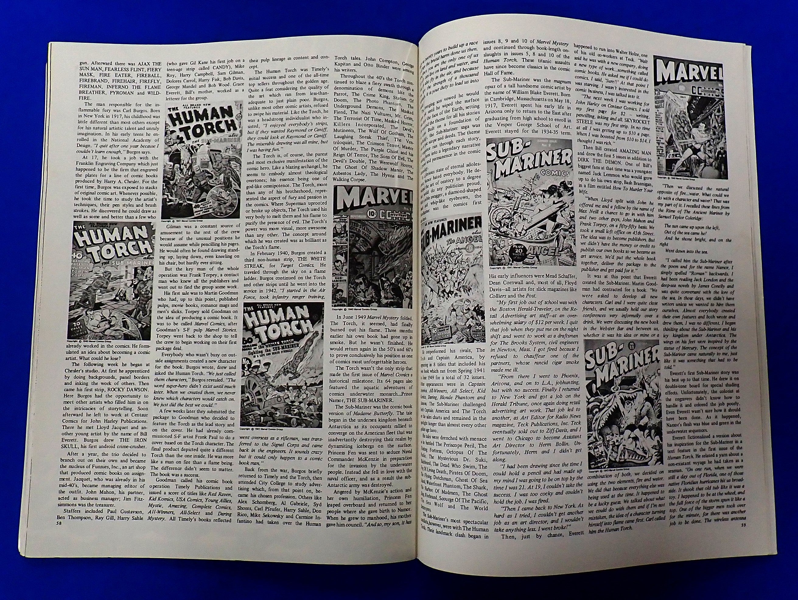 The Steranko History of Comics 1 & 2 (1970/1972) - Art Book