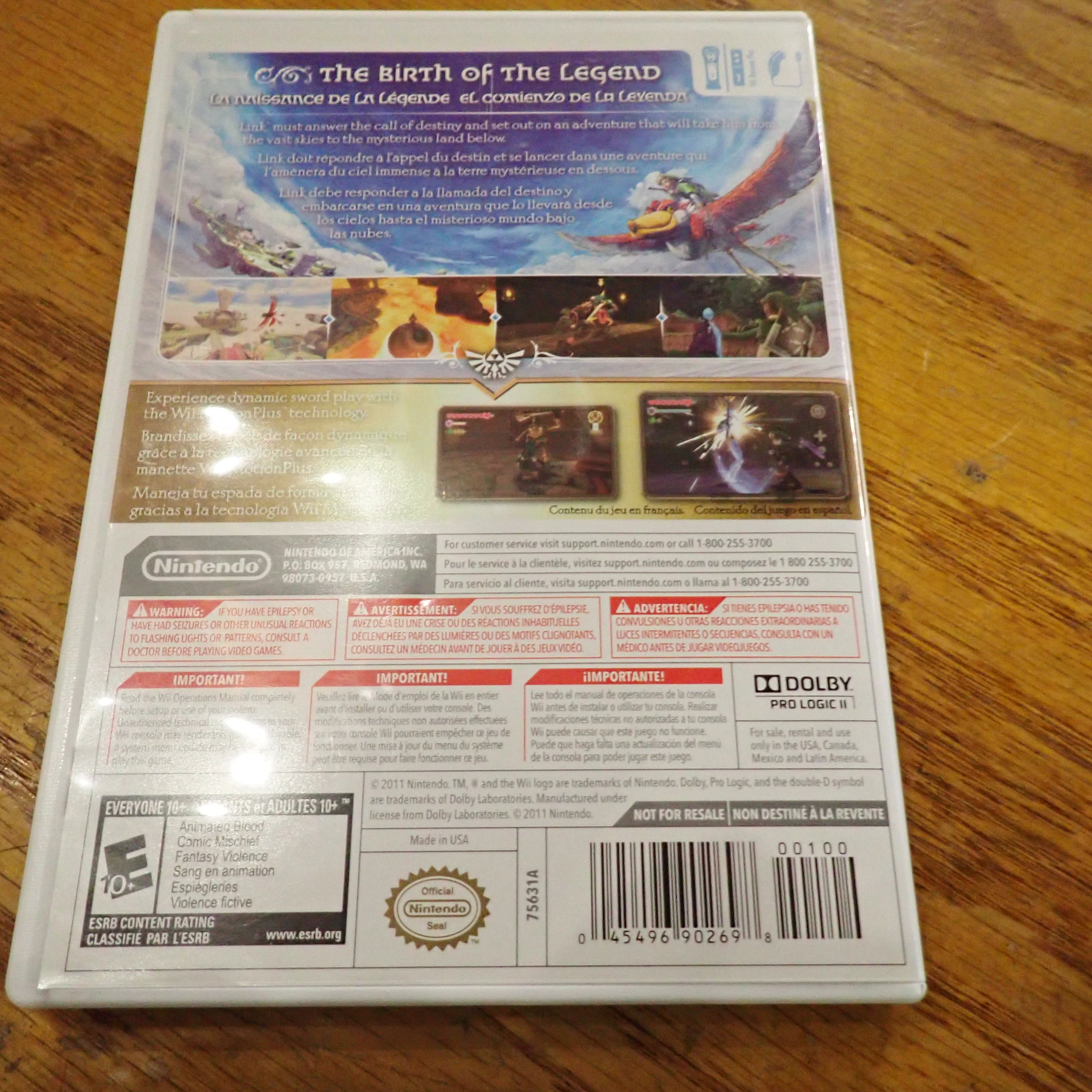 The Legend of Zelda: Skyward Sword - Wii