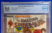Amazing Spider-Man #315 (1989) - CBCS 9.6 - Mark Jewelers Insert