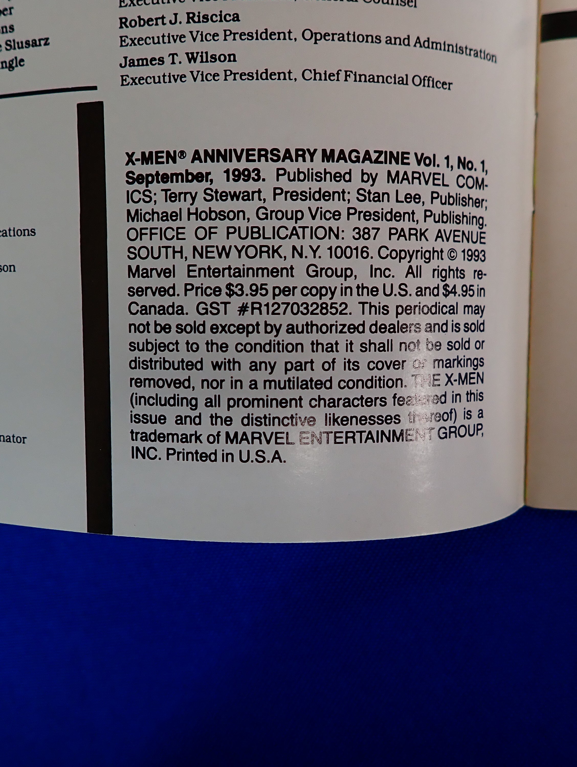 X-Men Anniversary Magazine Sept. 1993 - Softcover (Pre-Owned)