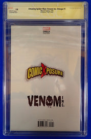 Amazing Spider-Man: Venom Inc. Omega #1 (2018) - CGC Signature 9.8 - SIGNED ComicXposure "Virgin" Edition