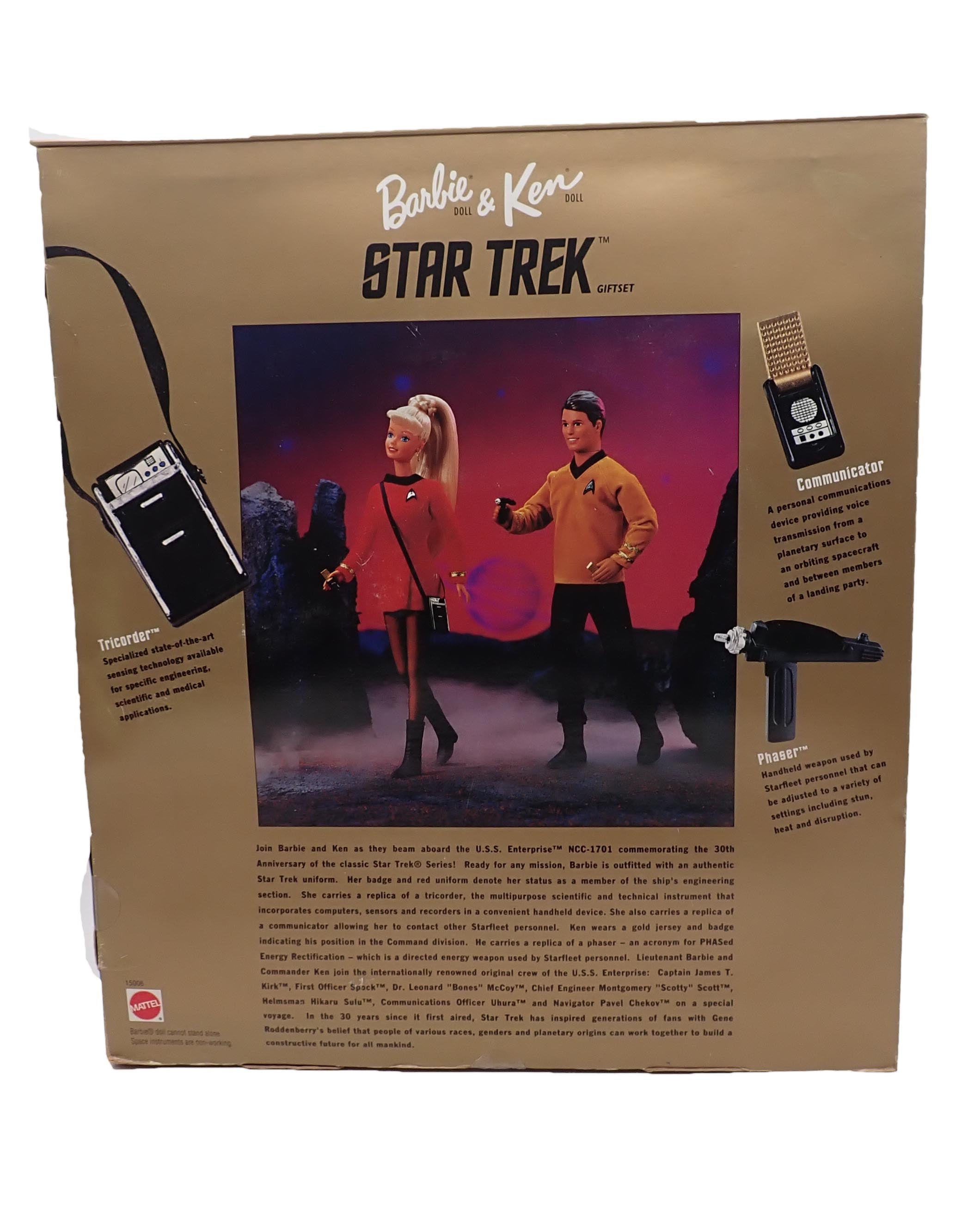 Barbie and Ken Star Trek Giftset (Pre-Owned)