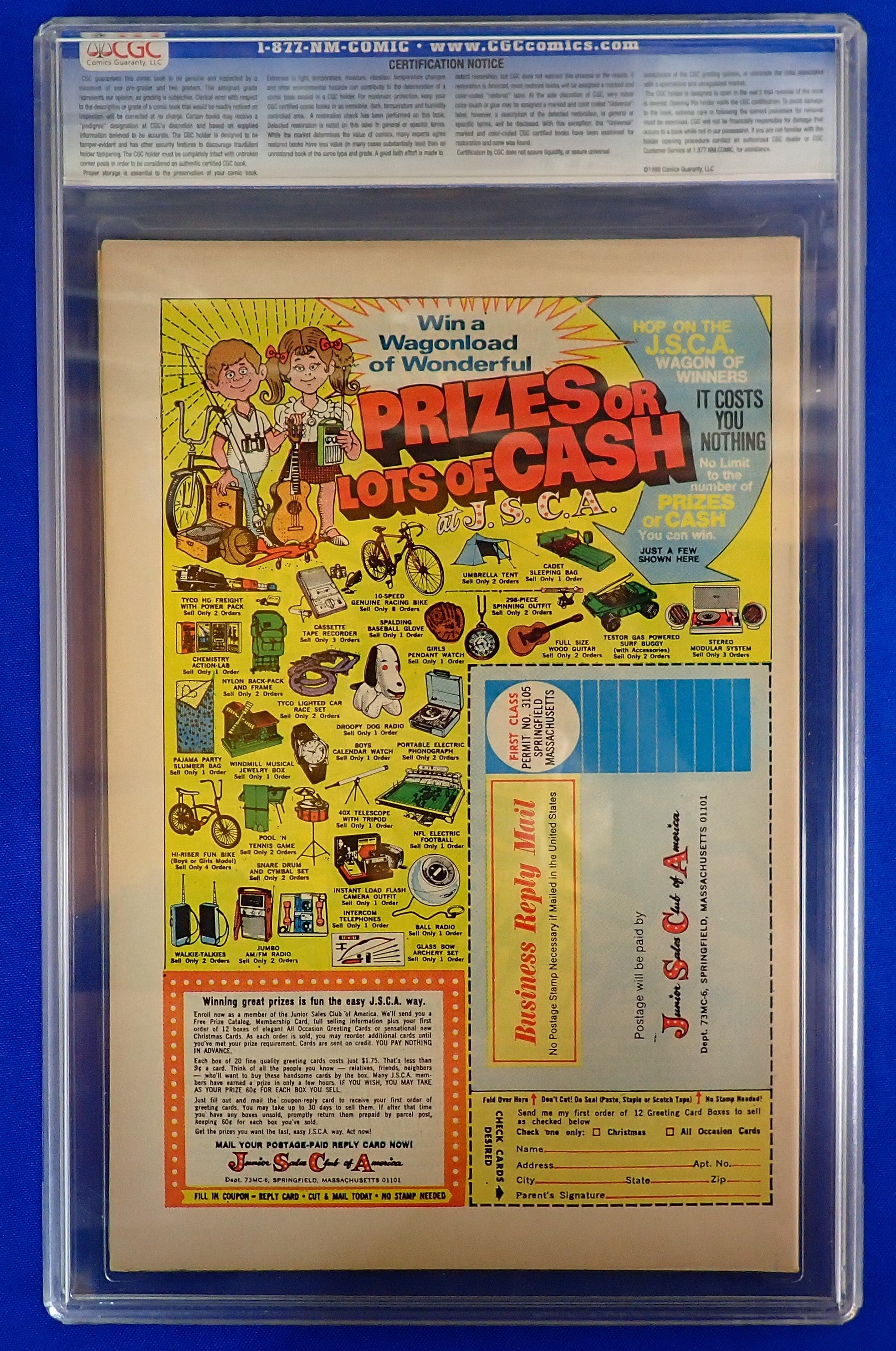 Jungle Action #6 (1973) - CGC 9.0 - 1st Killmonger App.