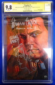 Preacher #1 (2016) - CGC Signature 9.8 - Comicon Box "Virgin" Cover SIGNED