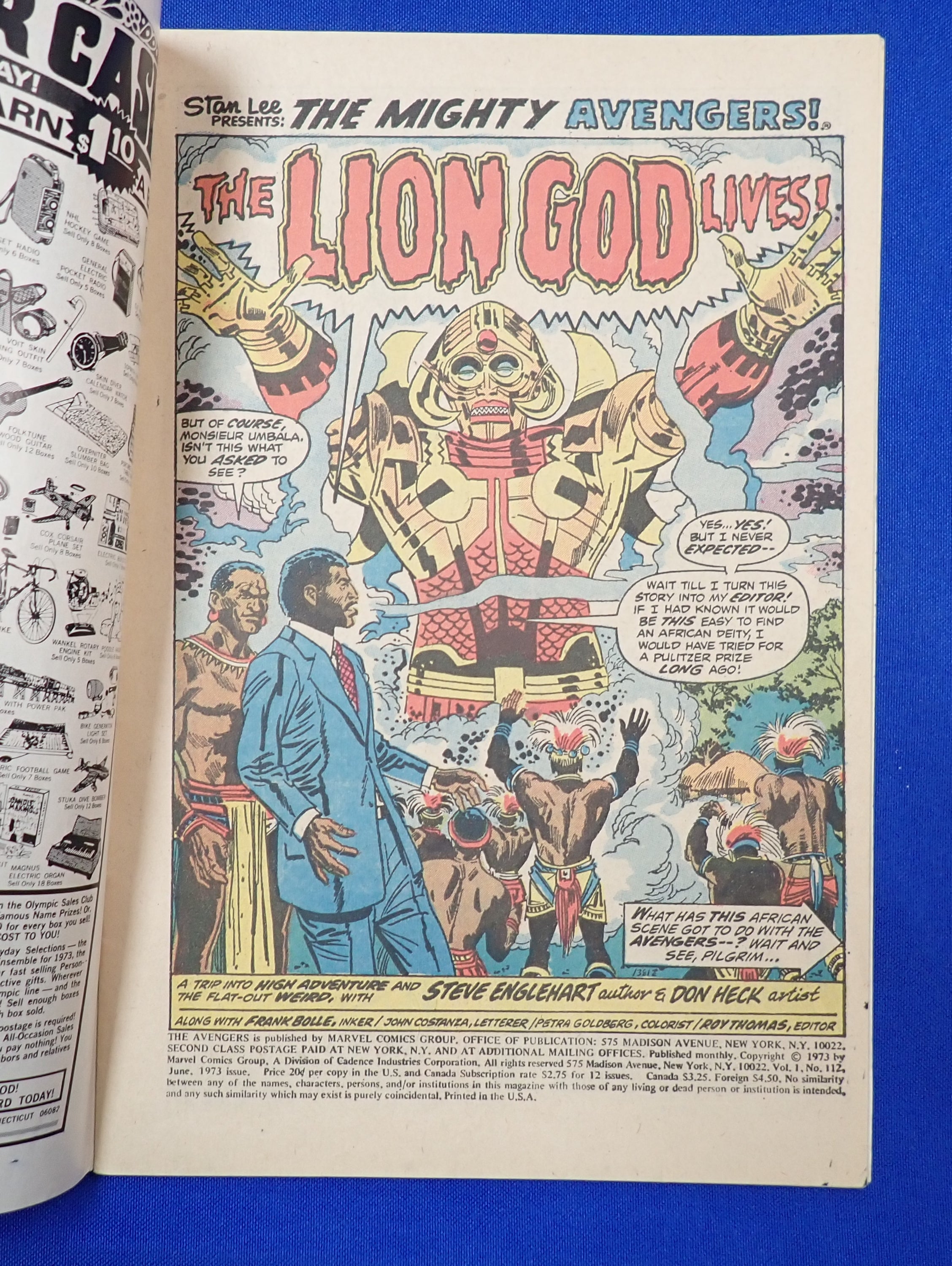 Avengers #112 (1973) - FN/VF (7.0) - 1st Mantis