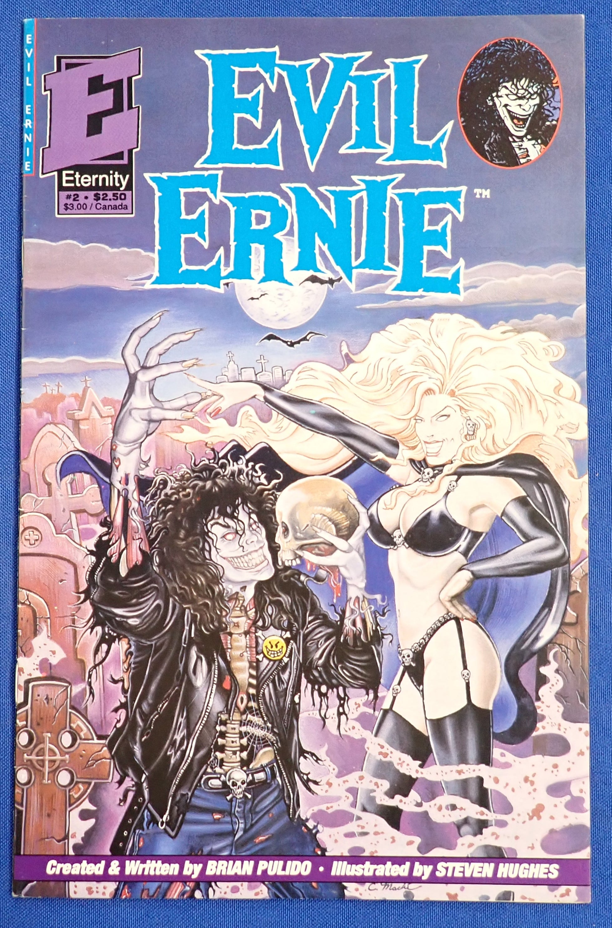 Evil Ernie #2 (1992) - FN (6.0) - 1st Cover Lady Death