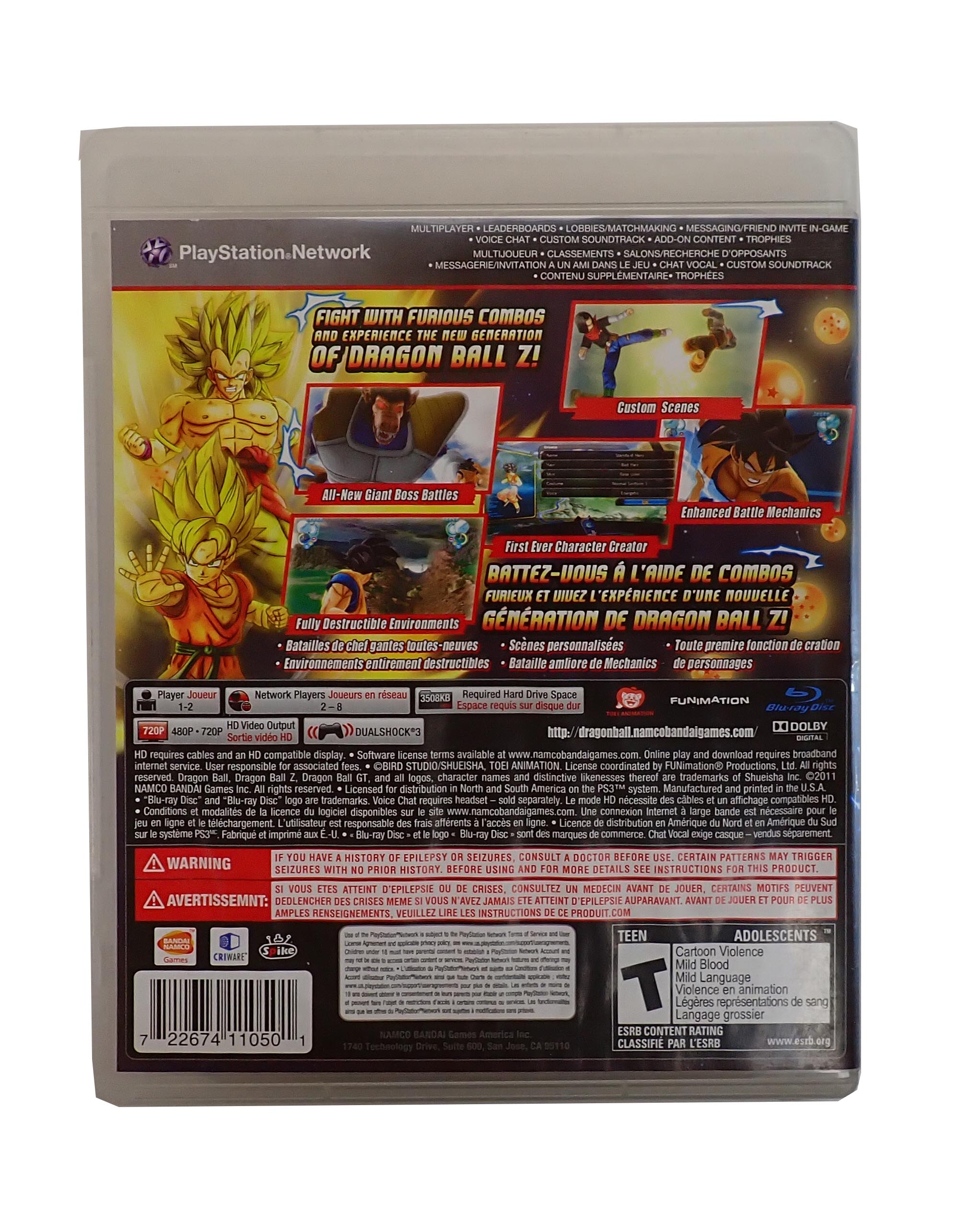 Dragon ball Z Ultimate Tenkaichi - PS3