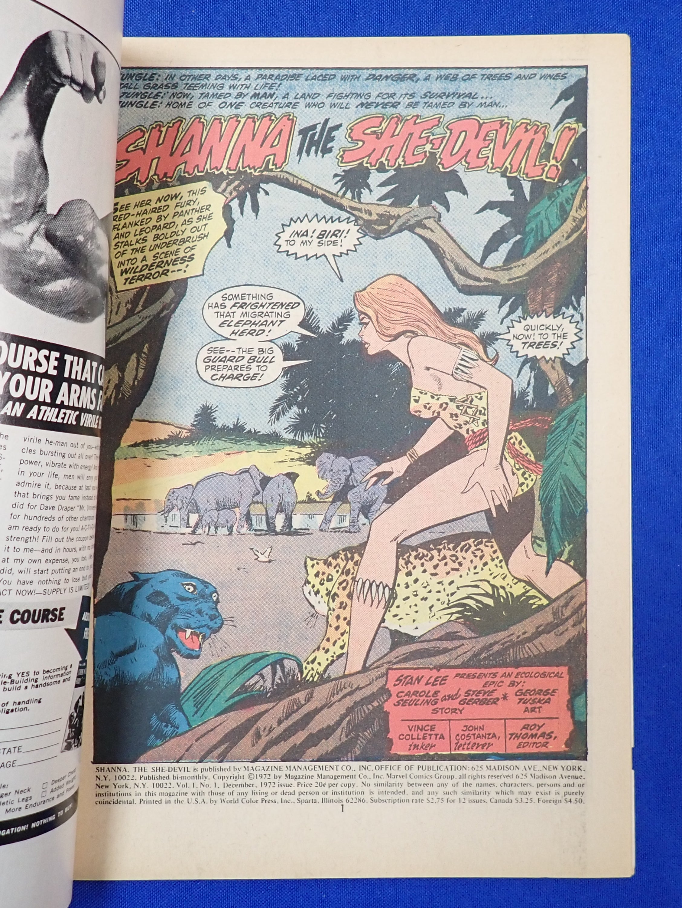 Shanna the She-Devil #1 (1972) - VF (8.0) - 1st Appearance Shanna