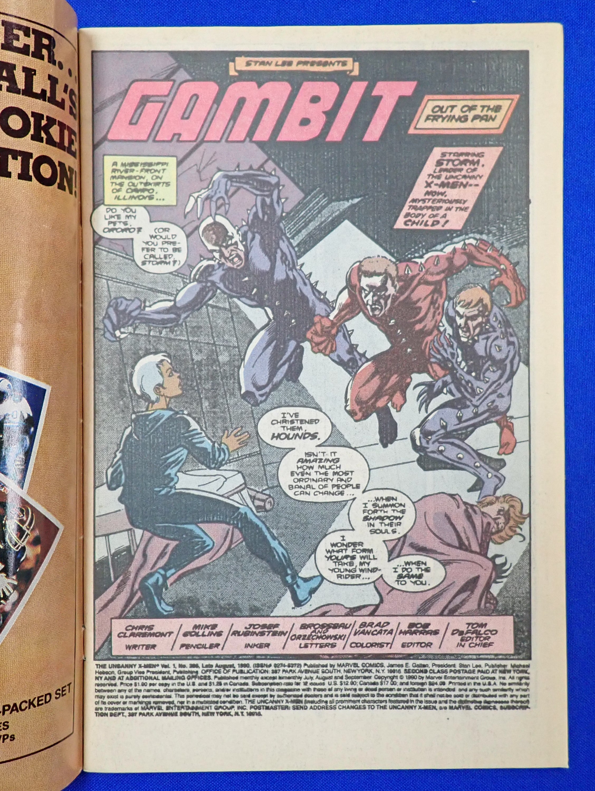 Uncanny X-Men #266 (1990) - FN (6.0) - 1st Gambit