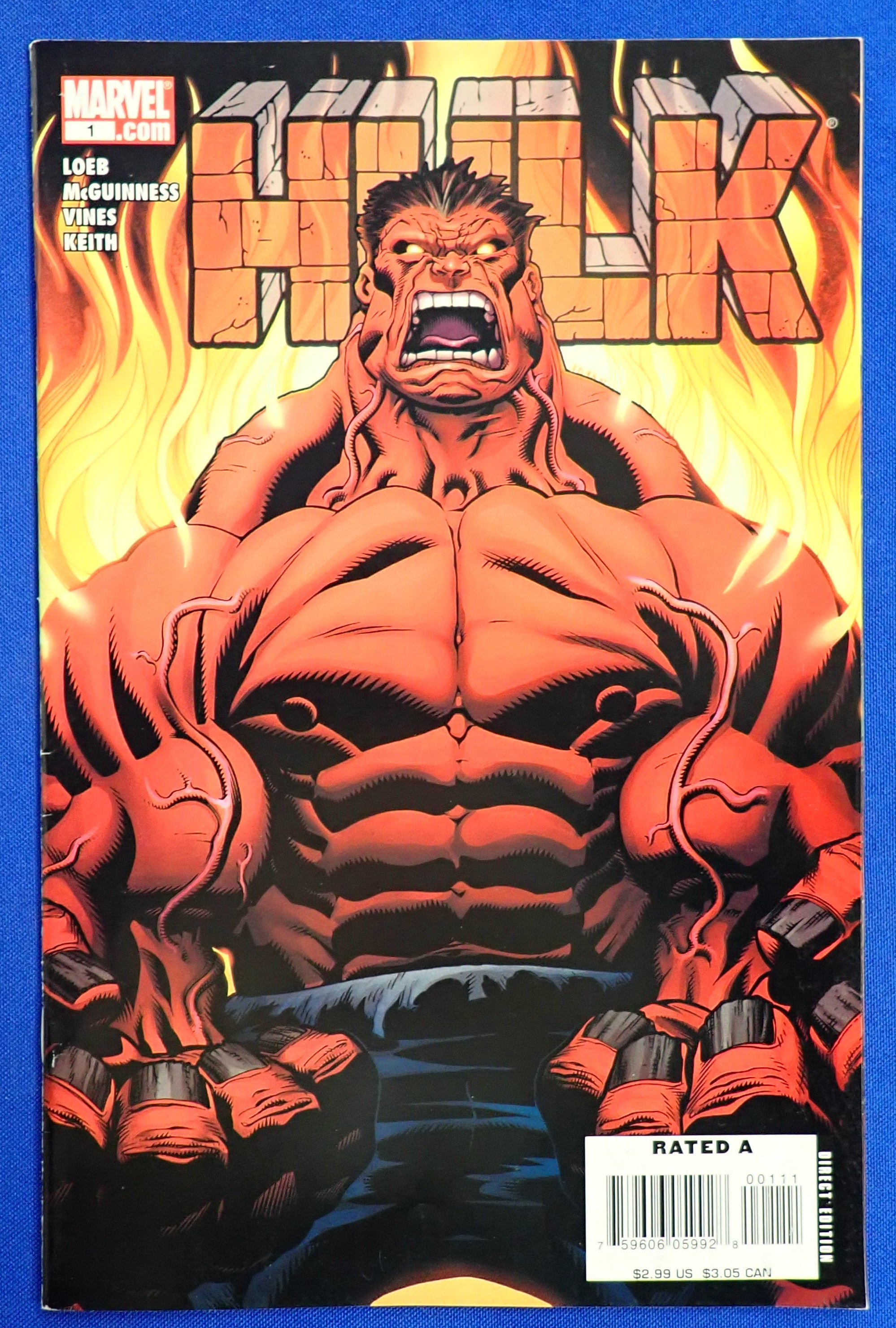 Hulk #1 (2008) - NM (9.4) - 1st Red Hulk Cover