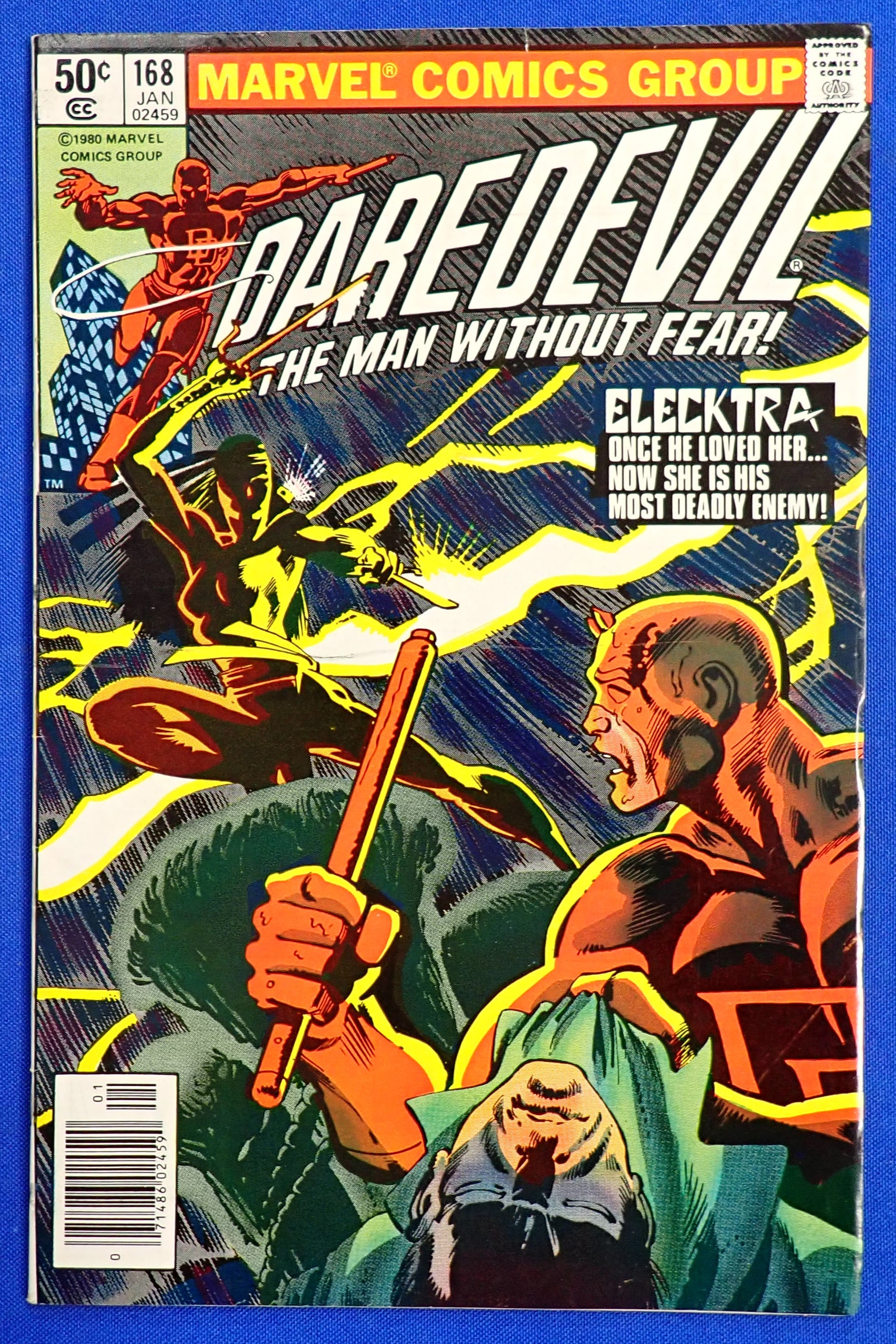Daredevil #168 (1981) - VF- (7.5) - 1st Elektra