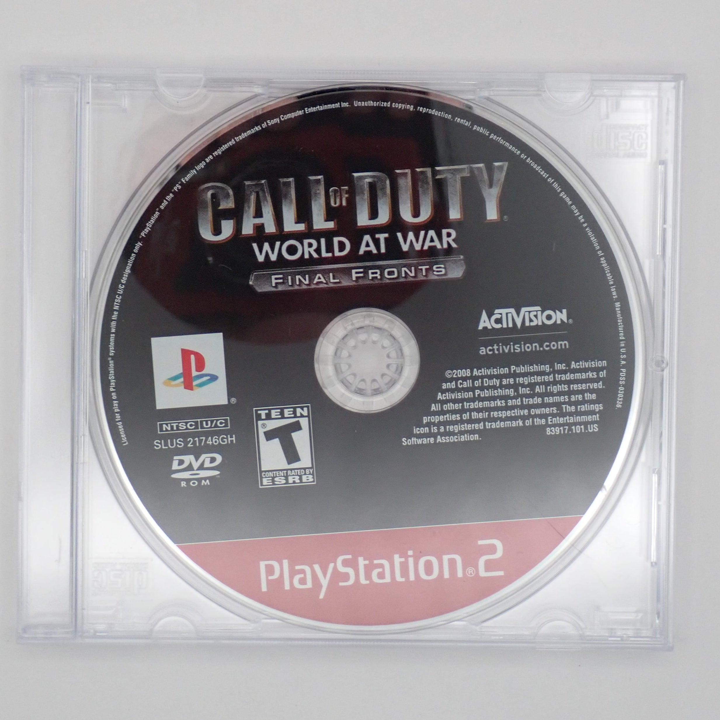 Call of Duty World at War Final Fronts - PS2