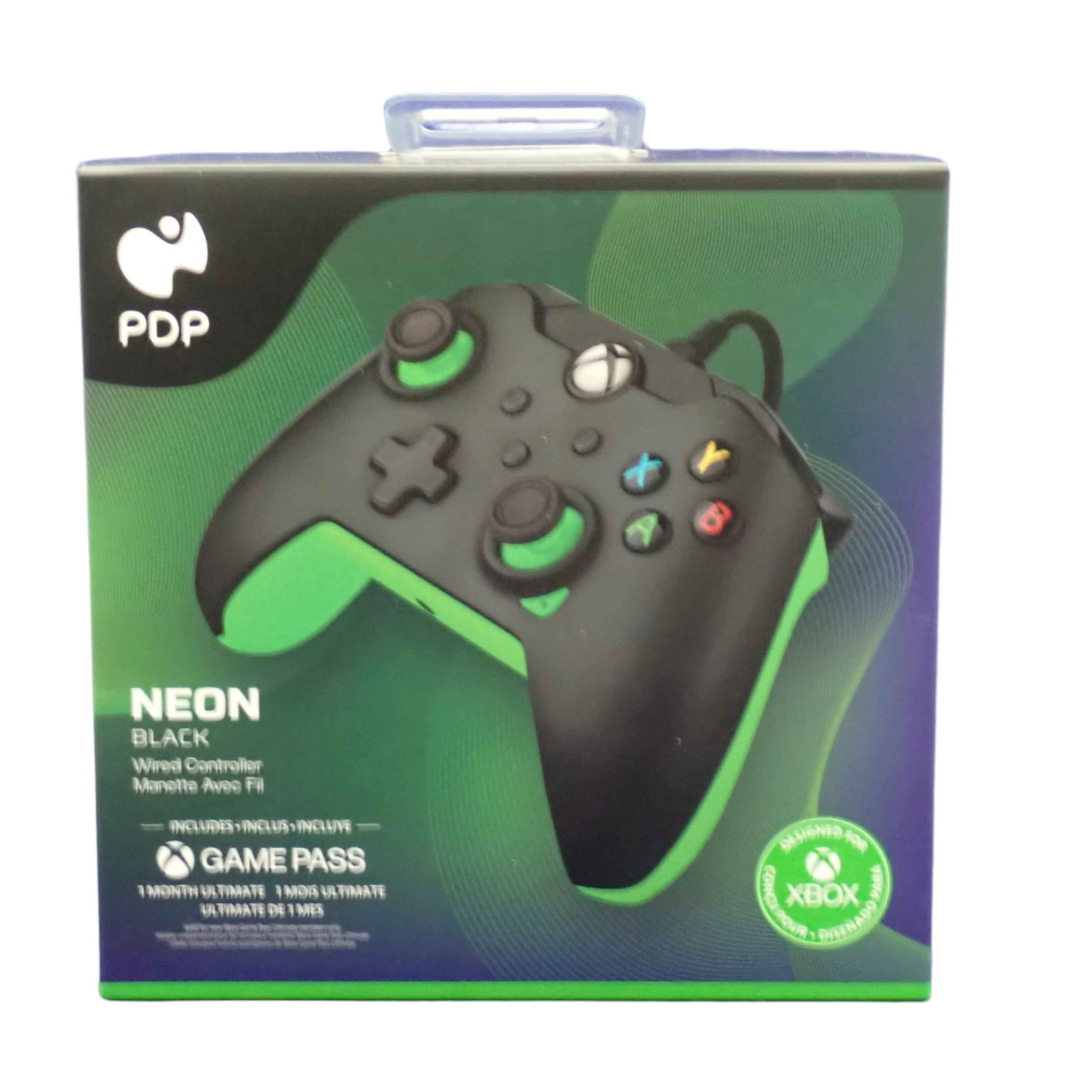 Neon Black - Wired Controller for Xbox