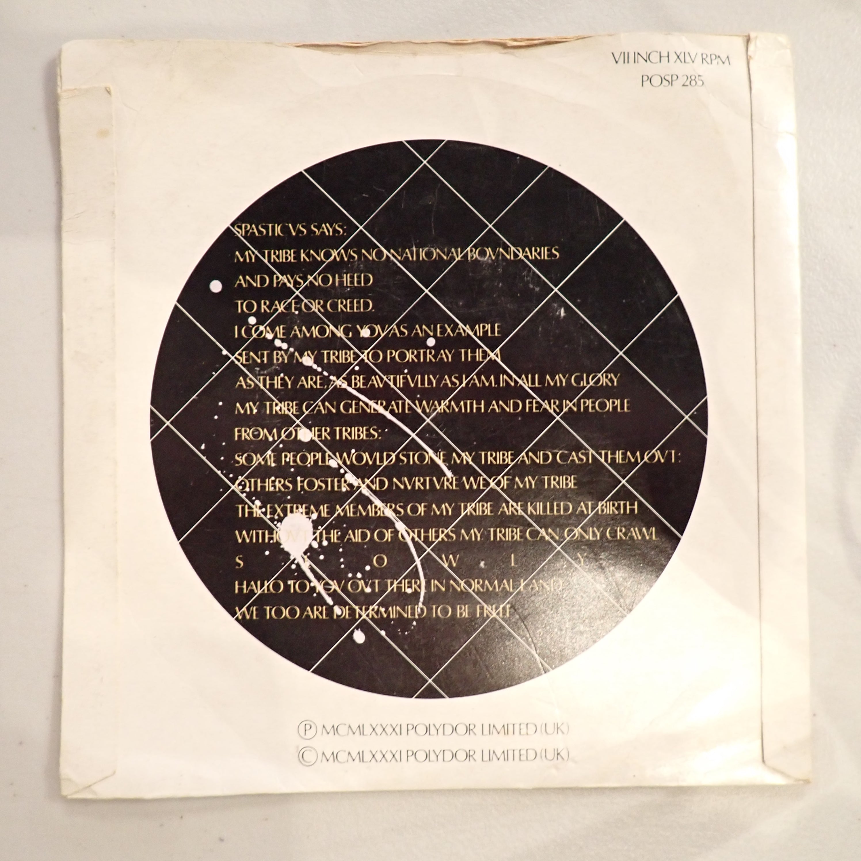 Ian Dury - Spasticus Autisticus