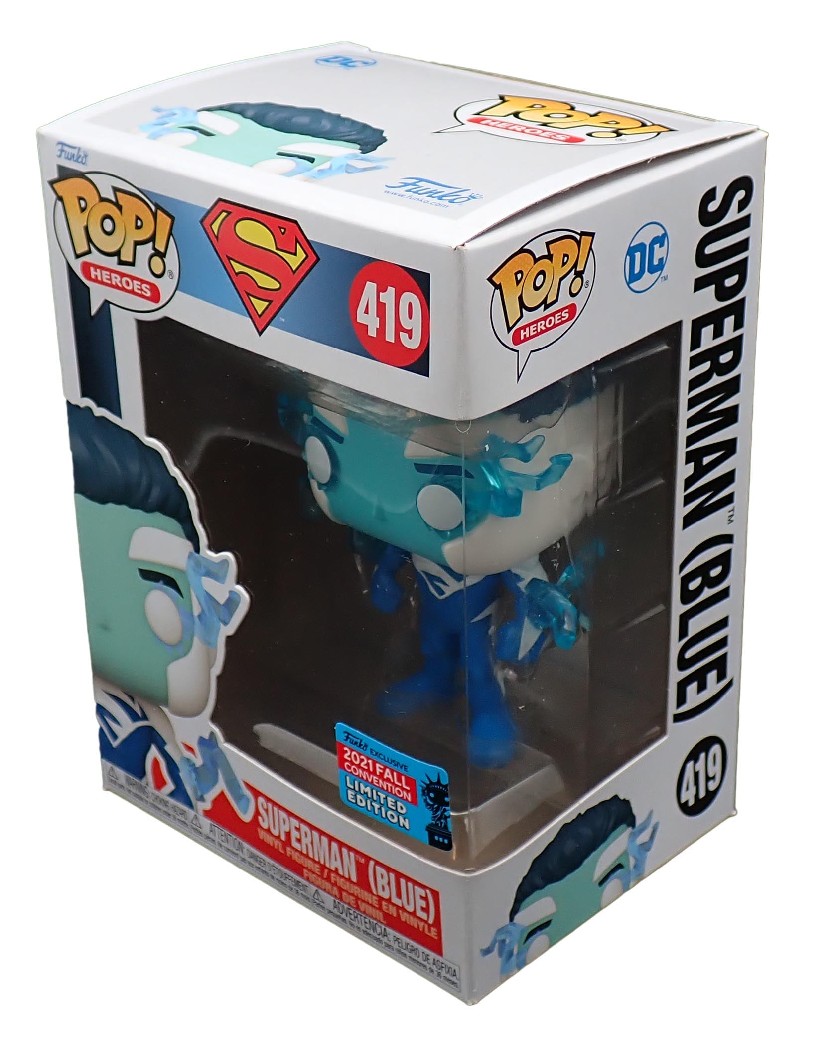 Superman (Blue) - POP! #419