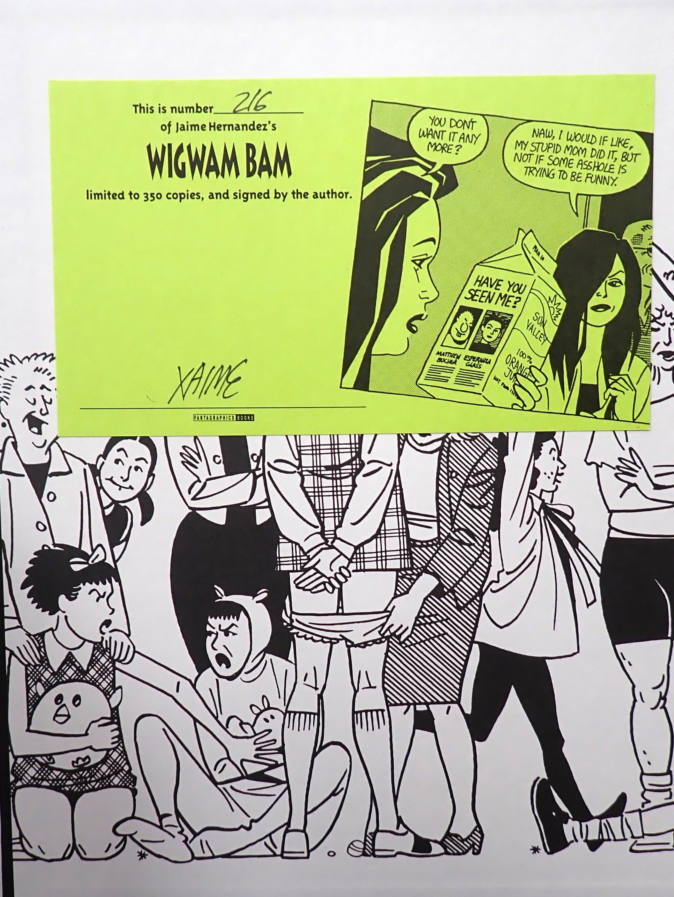 Wigwam Bam: A Love and Rockets Collection - SIGNED Hardcover (Pre-Owned)