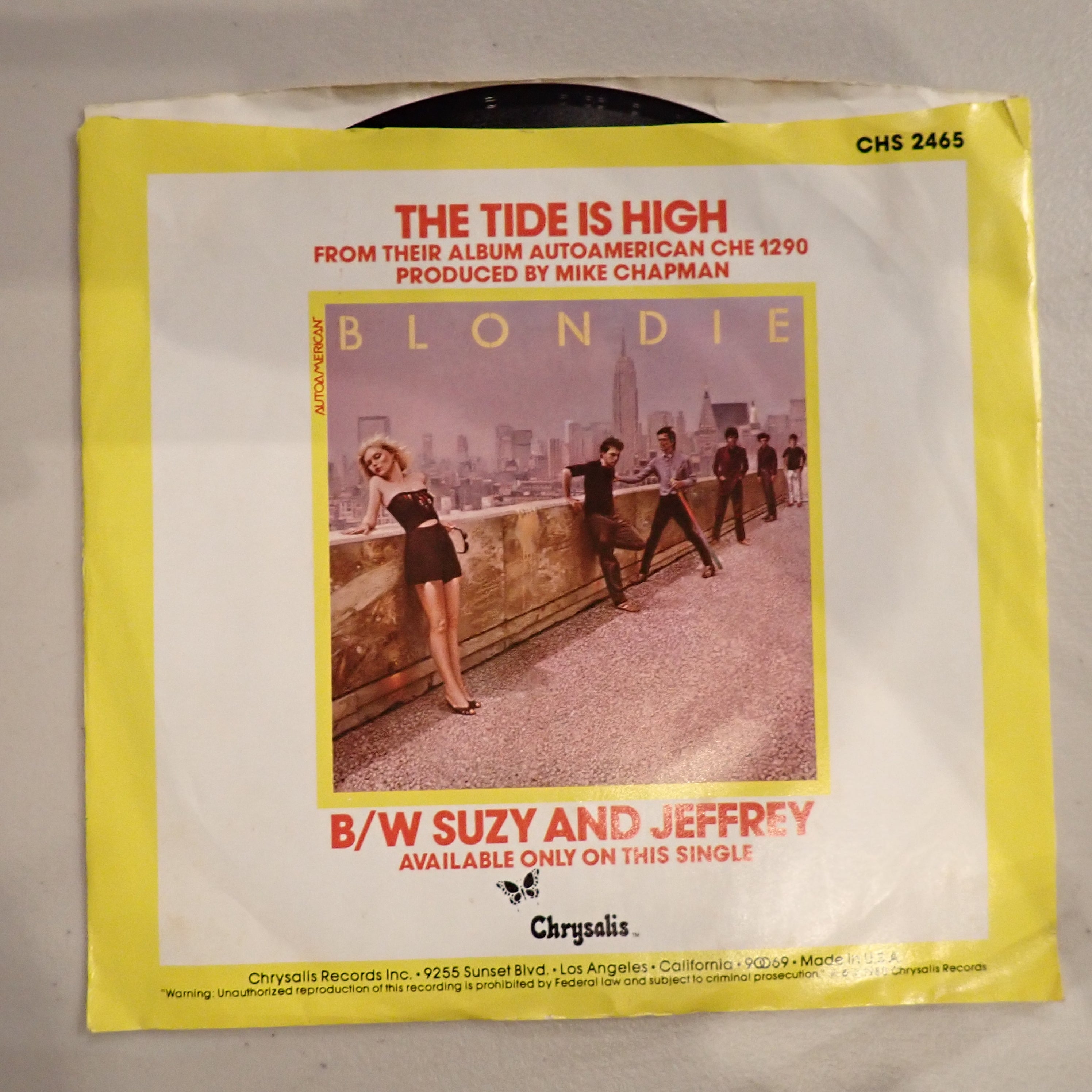 Blondie - The Tide is High / Suzy and Jeffrey