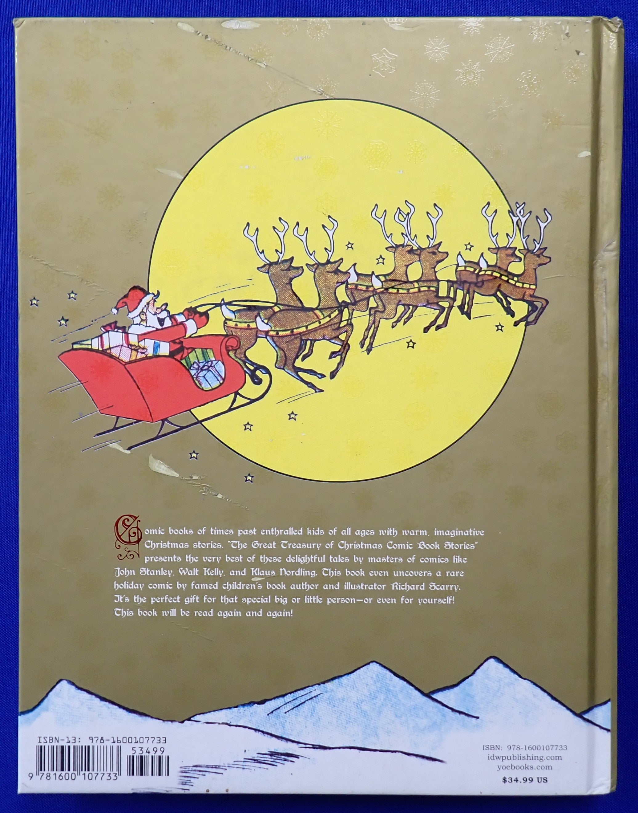 The Great Treasury of Christmas Comic Book Stories - Hardcover (Pre-Owned)