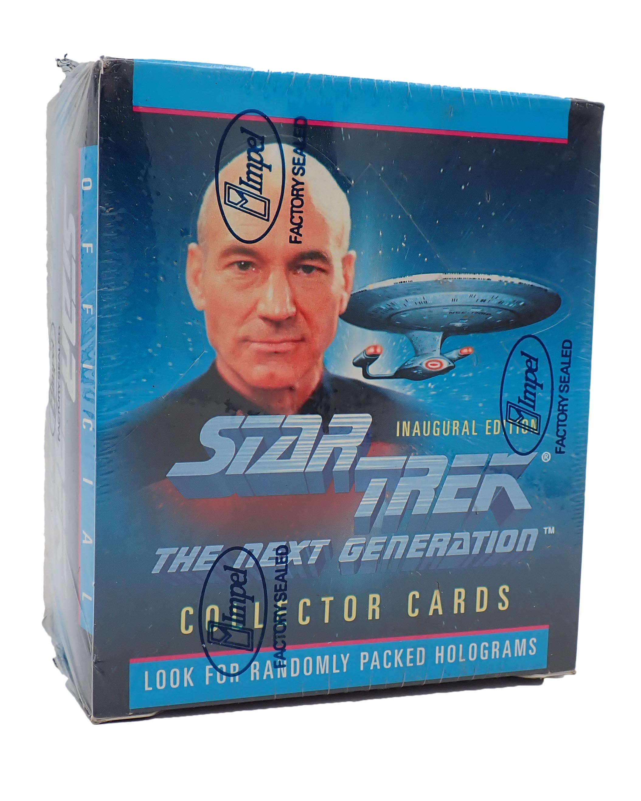 1992 Impel Star Trek: The Next Generation Inaugural Edition Trading Cards - Sealed in Box