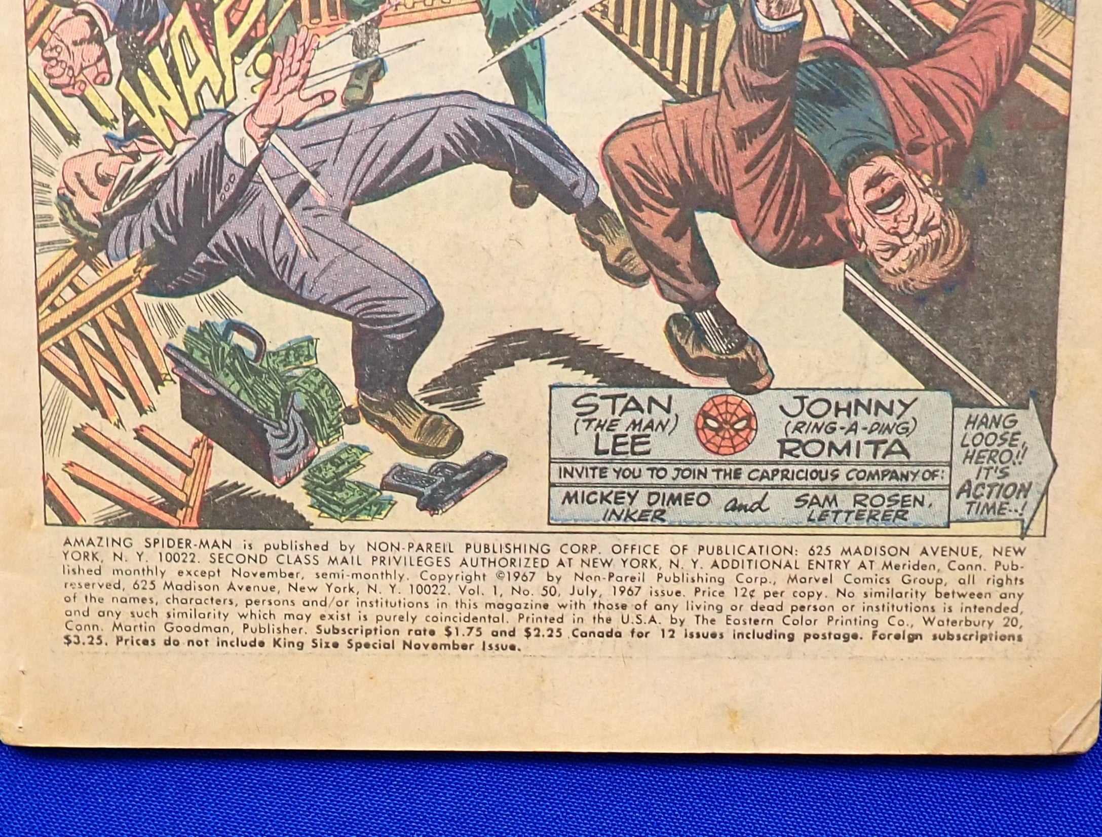 Amazing Spider-Man #50 (1967) - FR/GD (1.5) - 1st App. Wilson Fisk, Kingpin