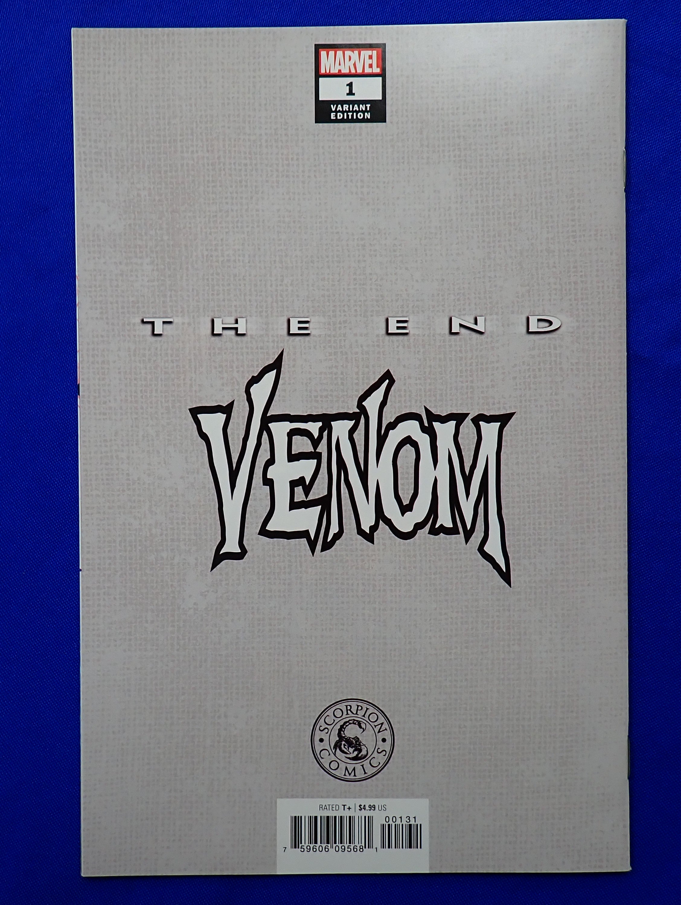 Venom The End #1 (2020) - NM (9.0+) - SIGNED by Clayton Crain w/ COA