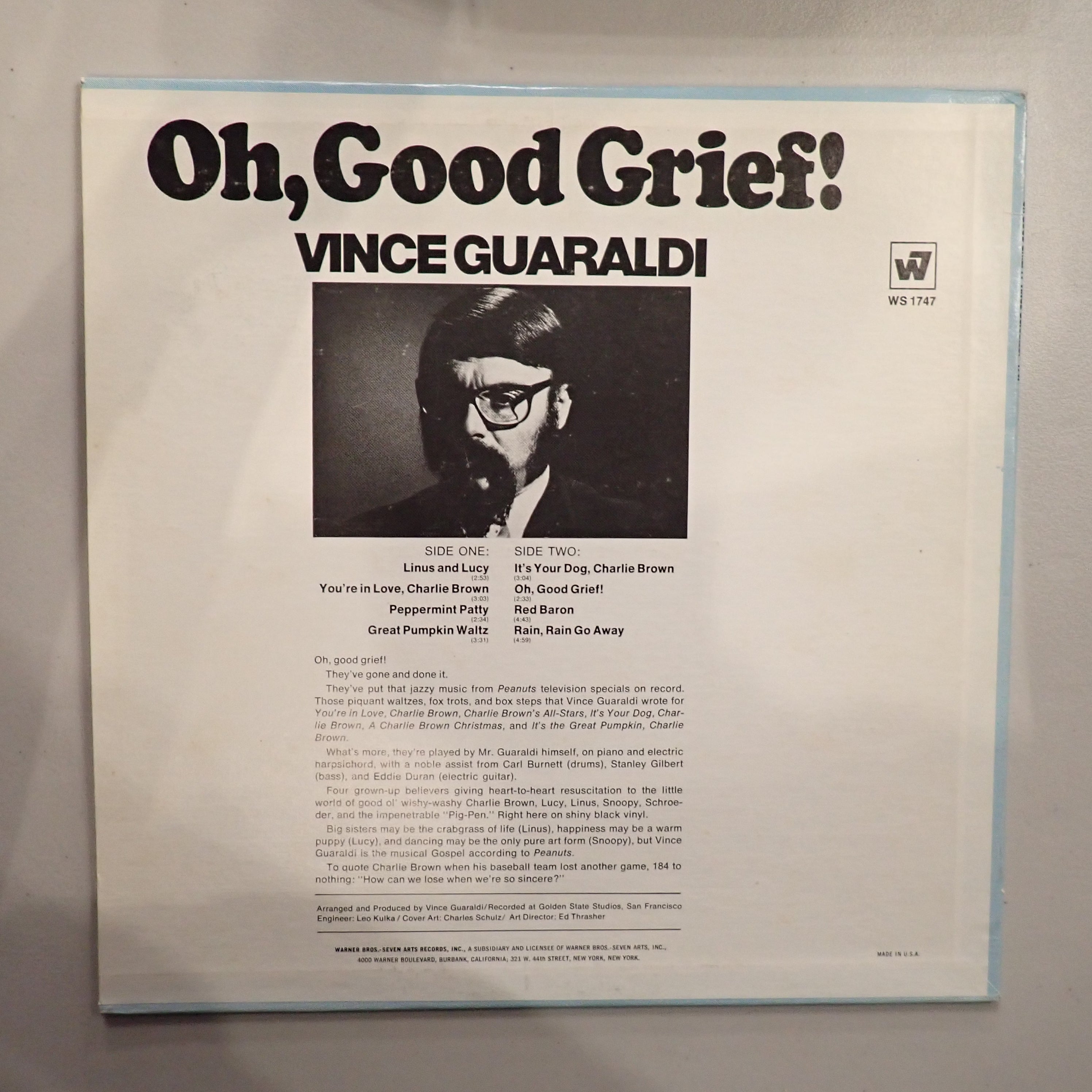 Vince Guaraldi - Oh, Good Grief!