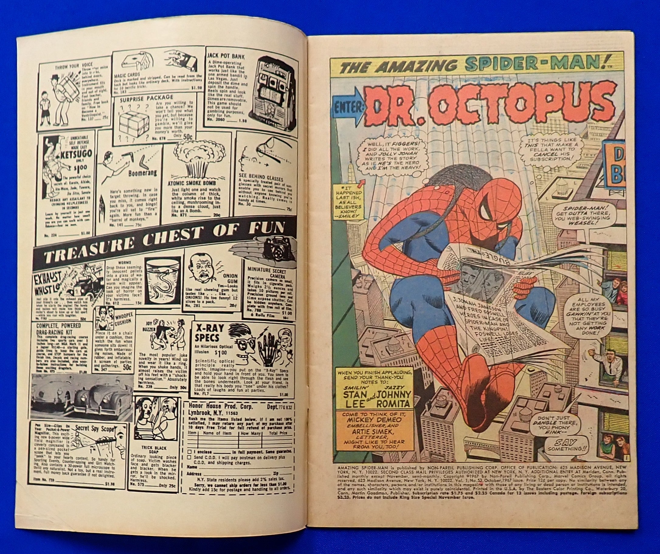 Amazing Spider-Man #53 (1967) - VG/FN- (5.0-5.5) - Silver Age Issue