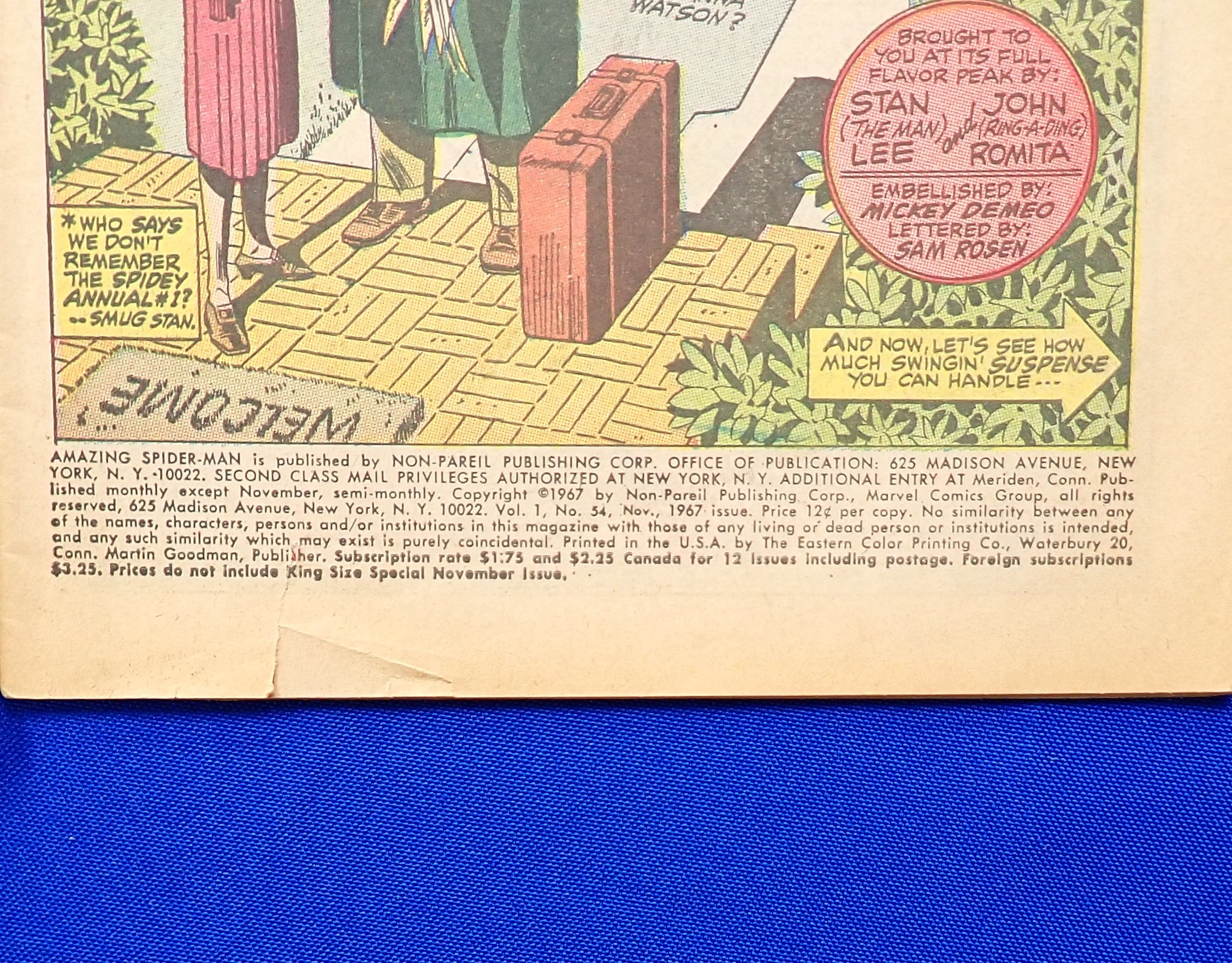 Amazing Spider-Man #54 (1967) - GD/VG (3.0) - Silver Age Issue