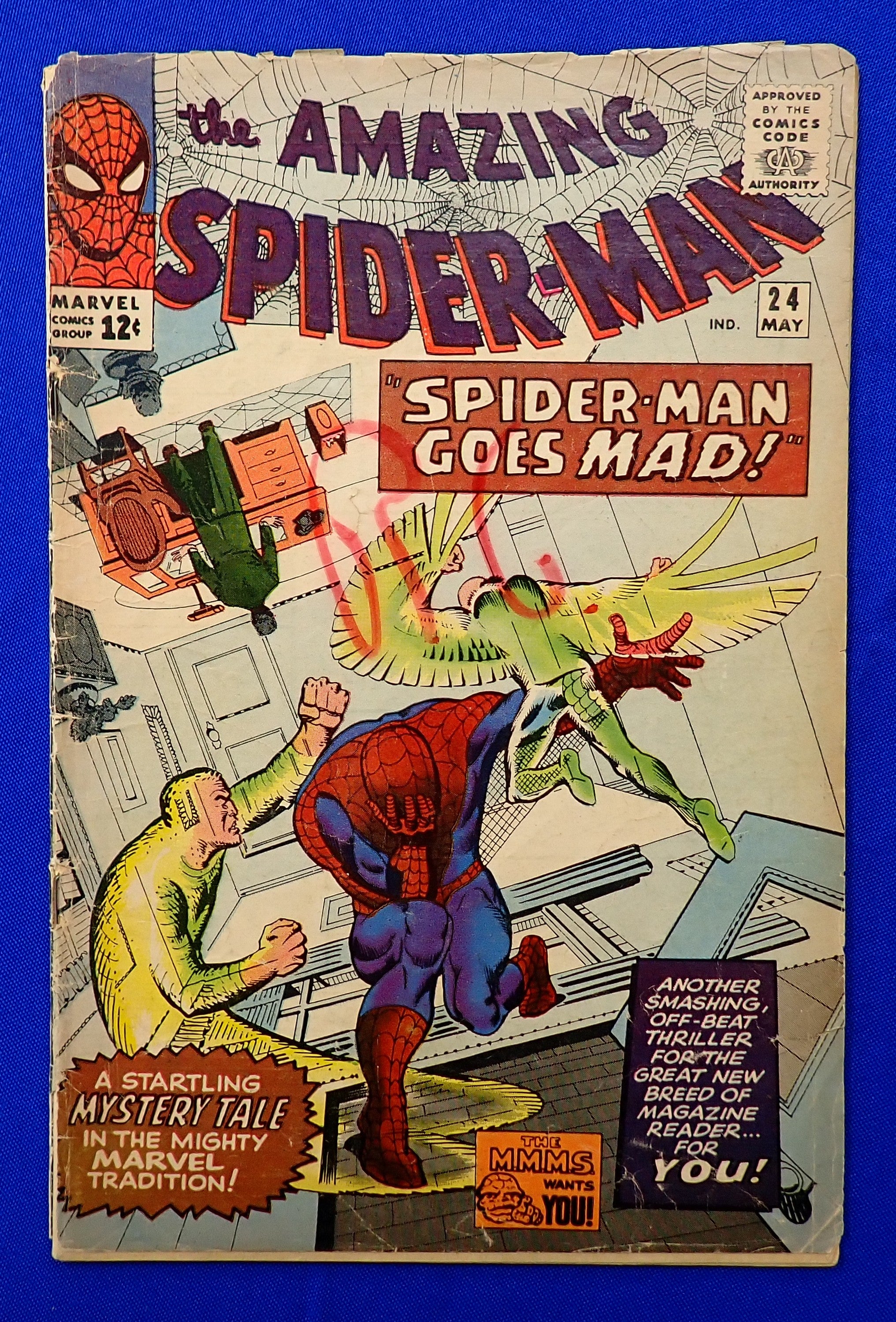 Amazing Spider-Man #24 (1965) - GD- (1.8-2.0) - Mysterio App. in Disguise