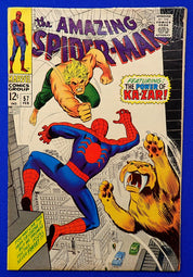 Amazing Spider-Man #57 (1968) - VG+ (4.0) - 1st Meeting: Spider-Man & Ka-Zar