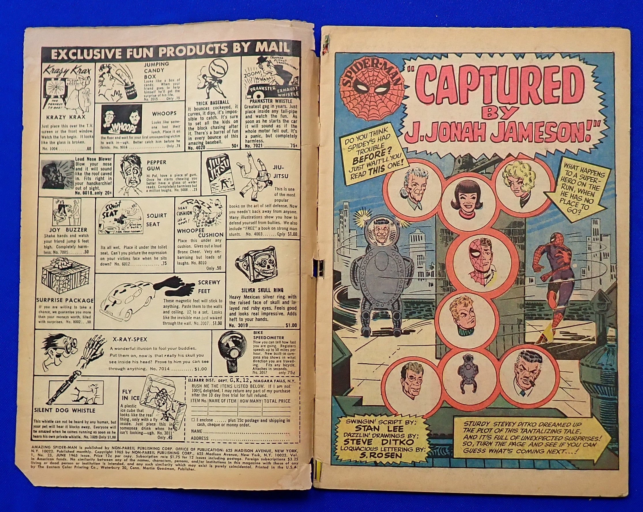 Amazing Spider-Man #25 (1965) - FR (1.0) - 1st Cameo App. of Mary Jane